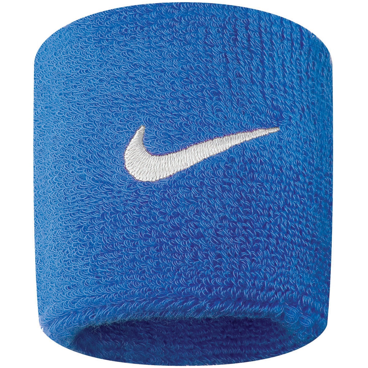 Nike Swoosh Zweetband Verpakking 2 stuks kort - blauw, wit Nike Swoosh Zweetband Verpakking 2 stuks kort - blauw, wit