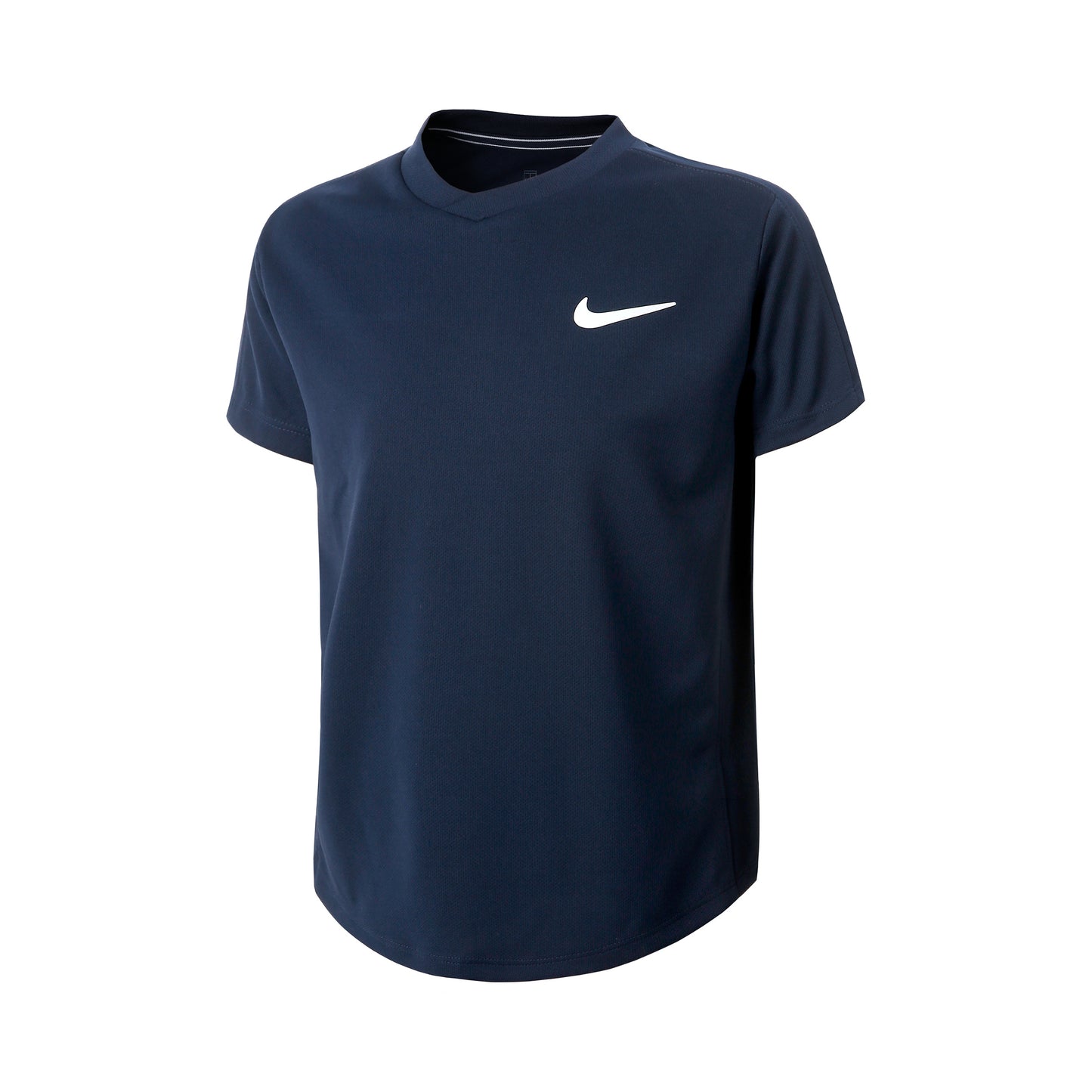 Nike Court Dri-Fit T-shirt Jongens - donkerblauw, wit Nike Court Dri-Fit T-shirt Jongens - donkerblauw, wit