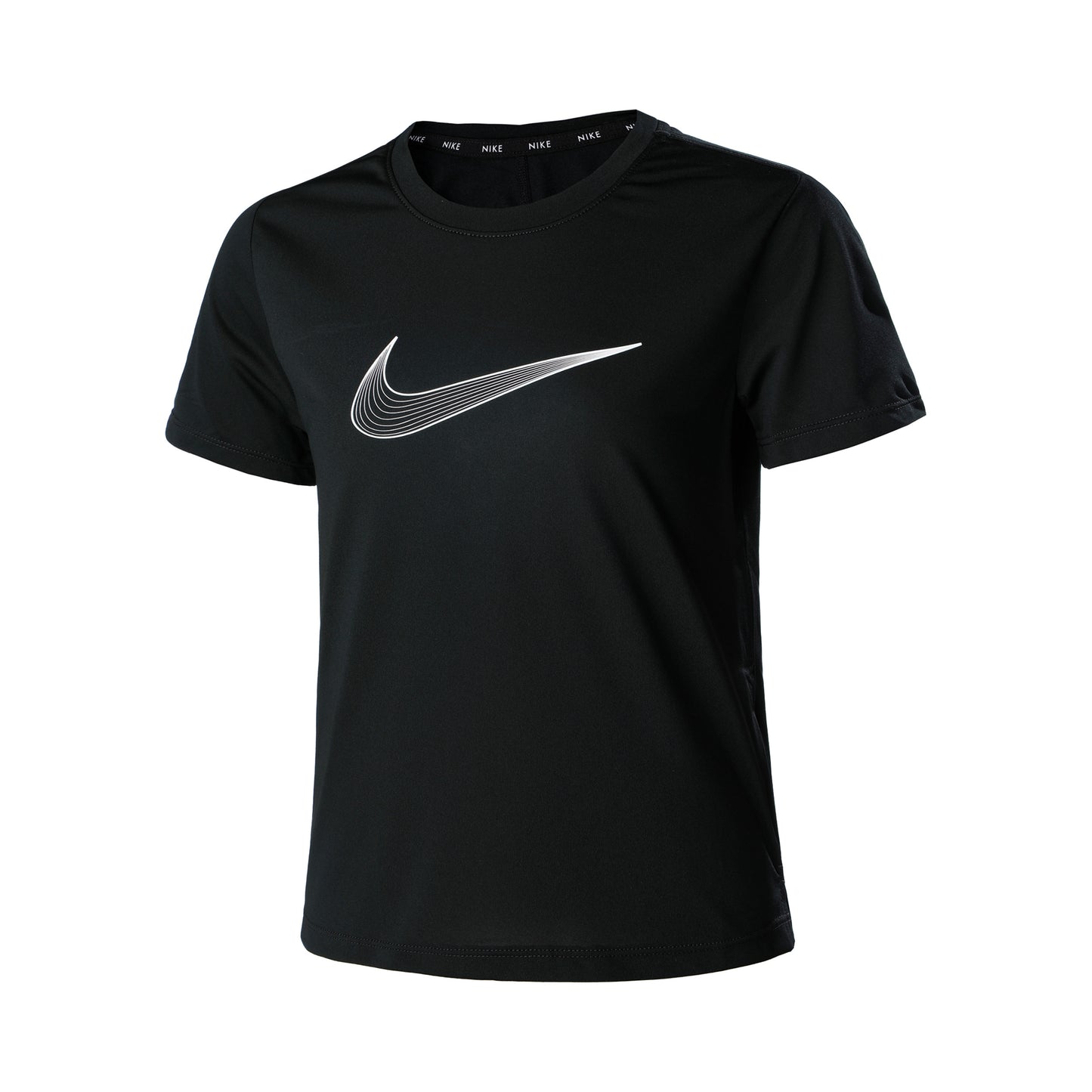Nike Dri-Fit One Graphic T-shirt Meisjes-Zwart,Wit Nike Dri-Fit One Graphic T-shirt Meisjes-Zwart,Wit