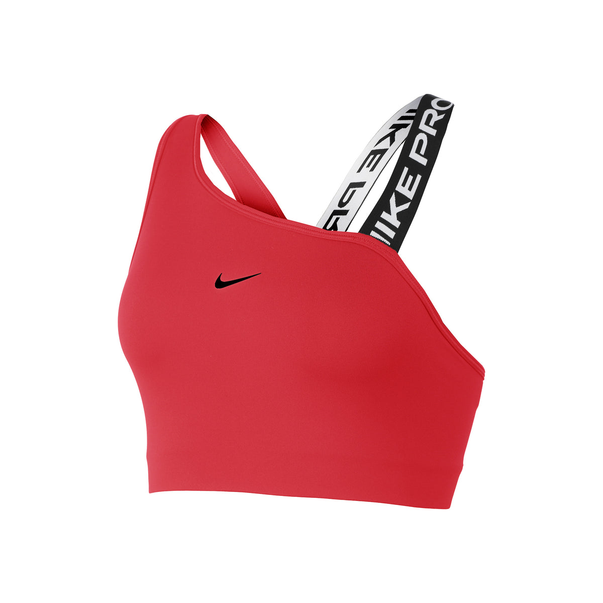 Nike Dri-Fit Swoosh Sport-bh Dames - rood, zwart Nike Dri-Fit Swoosh Sport-bh Dames - rood, zwart