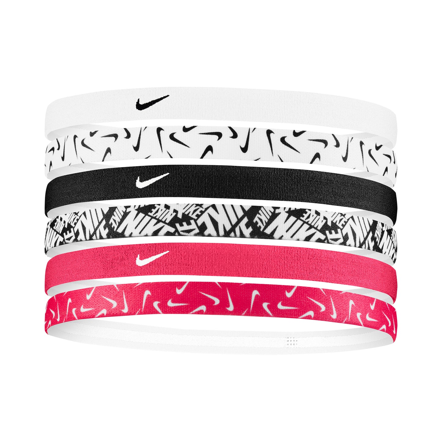 Nike Printed Haarband Verpakking 6 stuks Unisex - pink, veelkleurig Nike Printed Haarband Verpakking 6 stuks Unisex - pink, veelkleurig