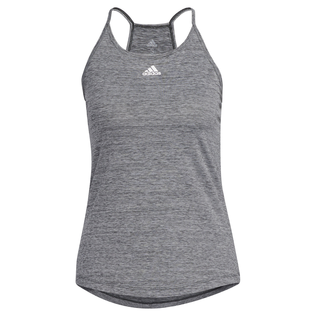 adidas Performance Tanktop Dames - grijs, wit adidas Performance Tanktop Dames - grijs, wit