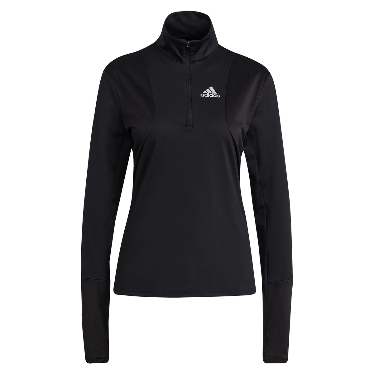 adidas Own The Run Half-Zip Longsleeve Dames - zwart, wit adidas Own The Run Half-Zip Longsleeve Dames - zwart, wit