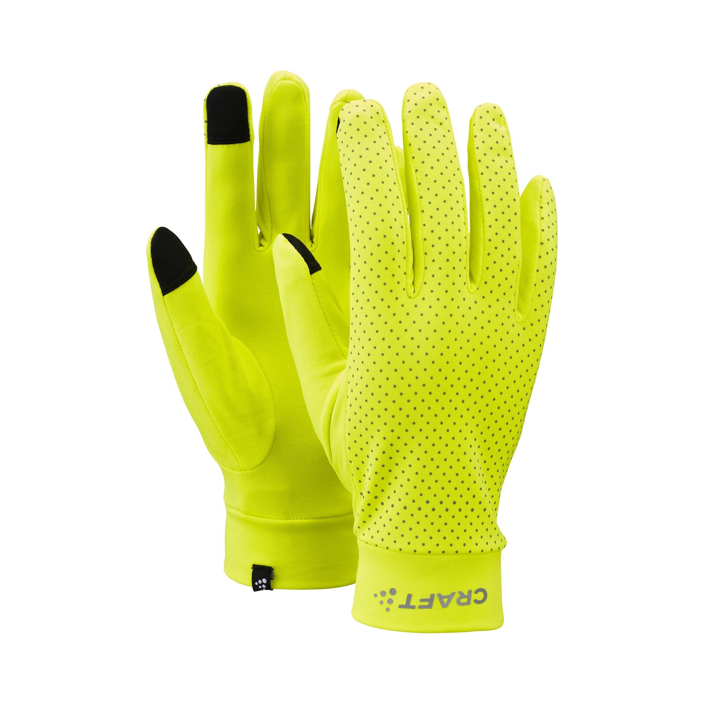 Craft Lumen Fleece 2 Hardloophandschoenen-Geel Craft Lumen Fleece 2 Hardloophandschoenen-Geel
