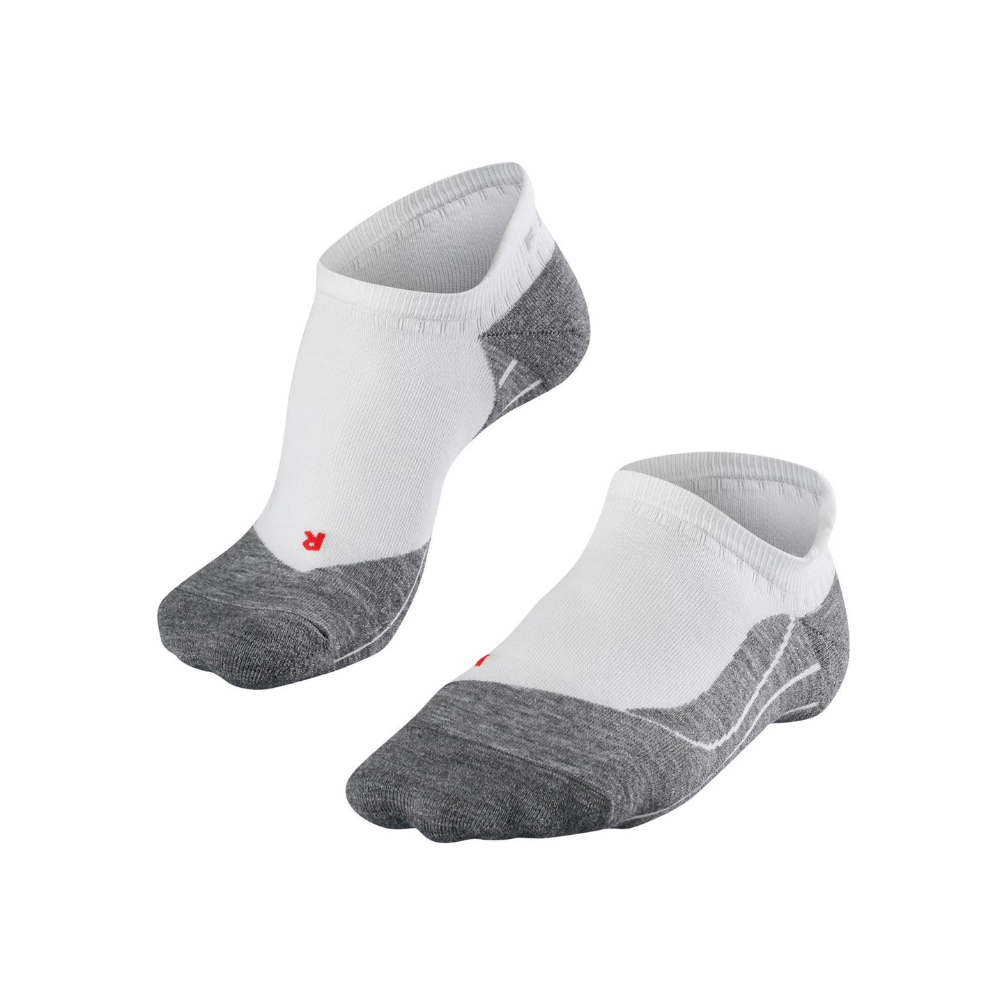 Falke RU4 Endurance Invisible Hardloopsokken Heren-Wit,Grijs Falke RU4 Endurance Invisible Hardloopsokken Heren-Wit,Grijs