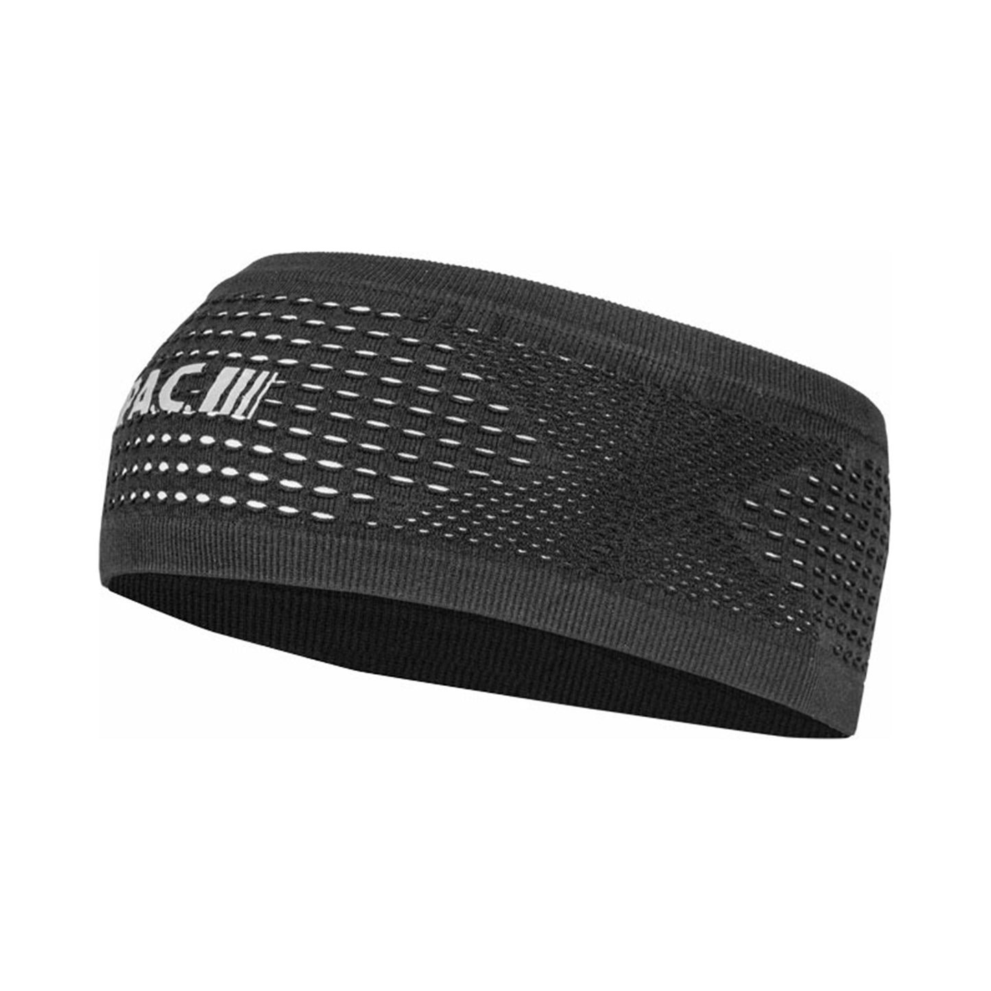 P.A.C. Recycled Seamless Mesh Hoofdband-Zwart,Zilver P.A.C. Recycled Seamless Mesh Hoofdband-Zwart,Zilver