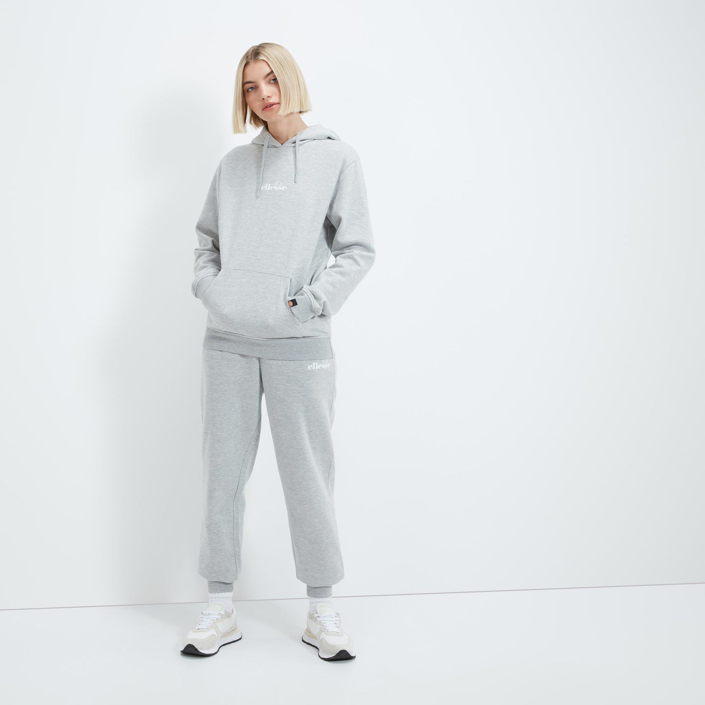Ellesse Jazana OH Sweater met capuchon Dames - lichtgrijs,
