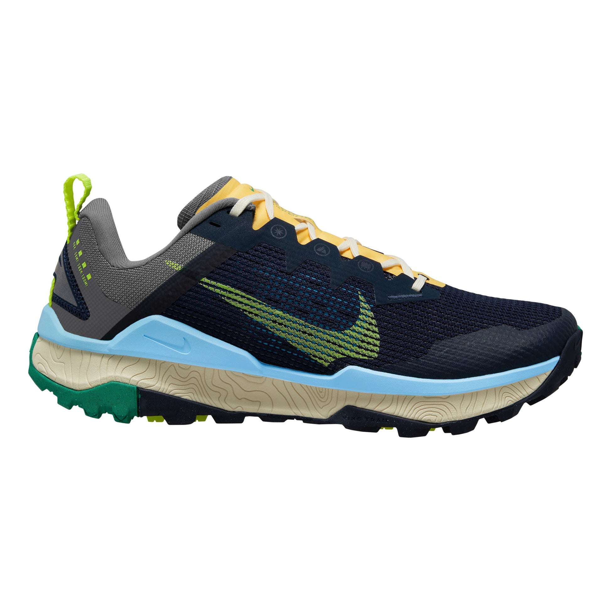 Nike React Wildhorse 8 Trailschoen Dames - blauw, grijs