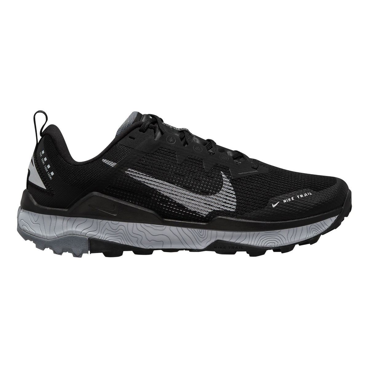 Nike React Wildhorse 8 Trailschoen Heren - zwart, grijs