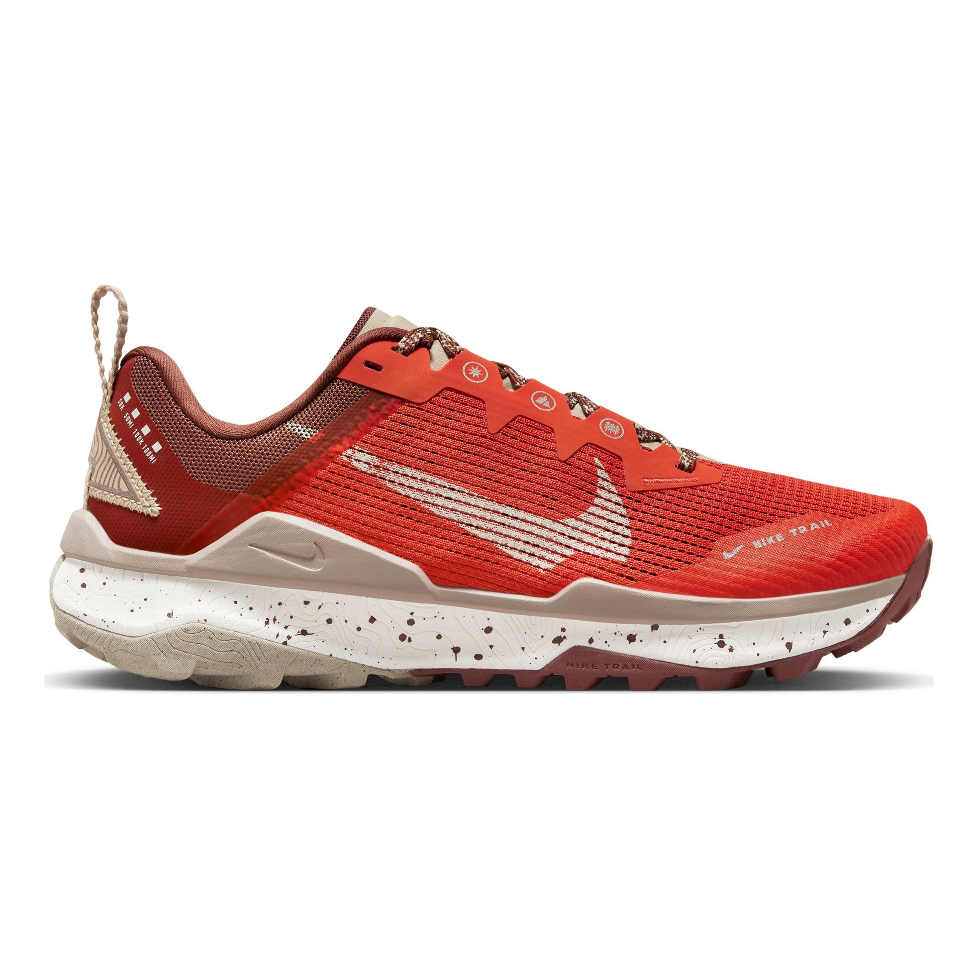 Nike React Wildhorse 8 Trailschoen Dames - rood, bruin