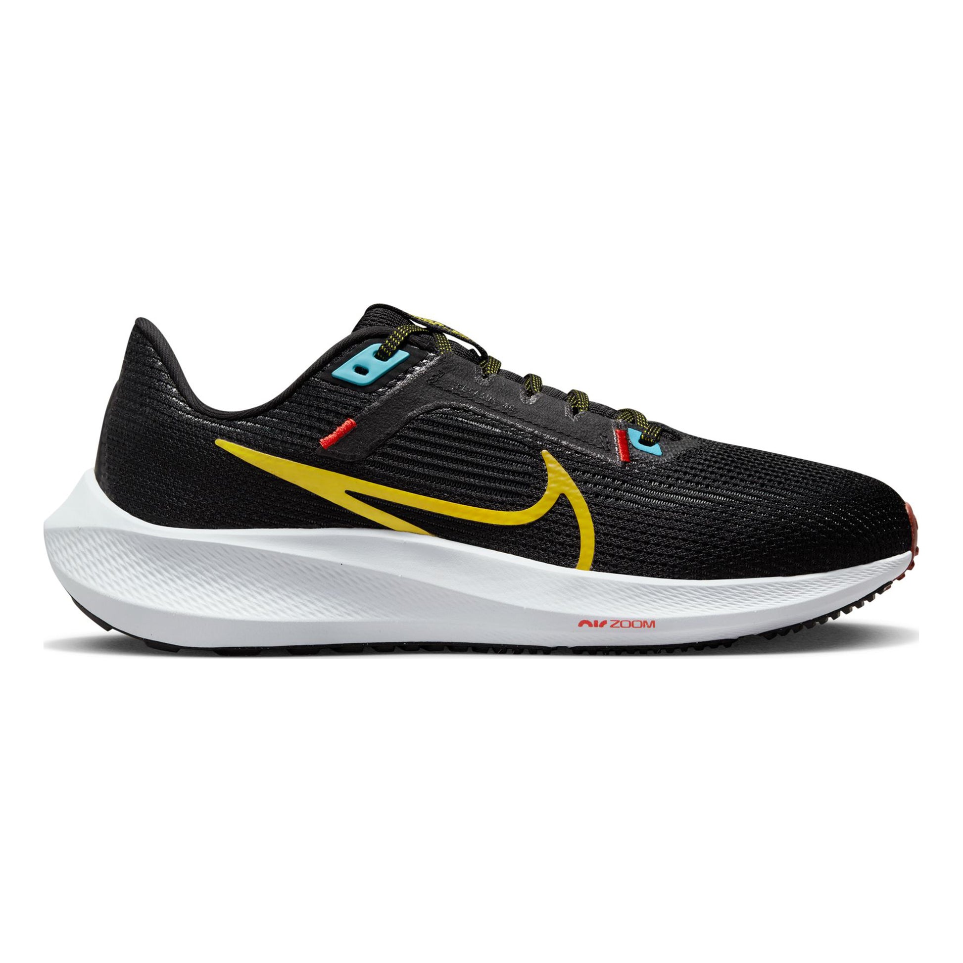 Nike Air Zoom Pegasus 40 Neutrale schoen Dames - zwart, geel