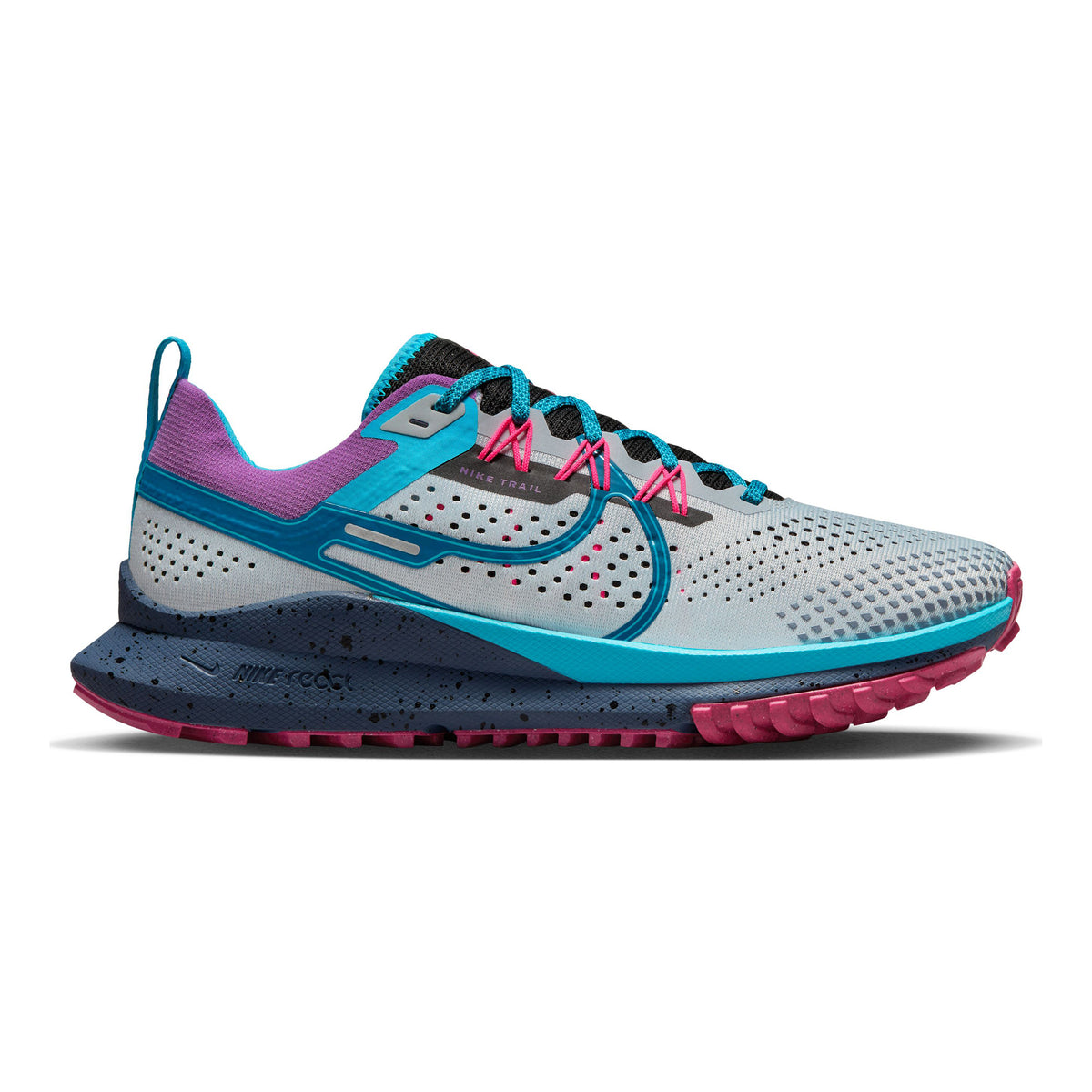 Nike React Pegasus 4 SE Trailschoen Dames - lichtgrijs, veelkleurig