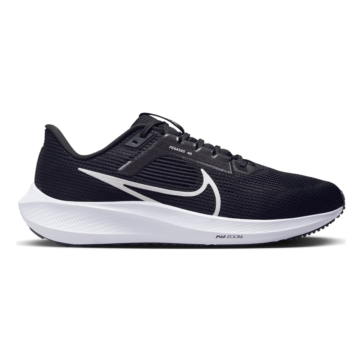 Nike Air Zoom Pegasus 40 Neutrale schoen Heren - zwart, wit