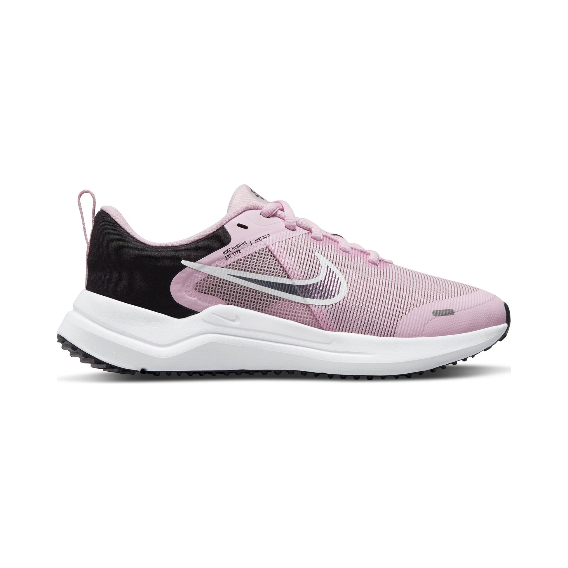 Nike Downshifter 12 Neutrale schoen Kinderen - roze, zwart