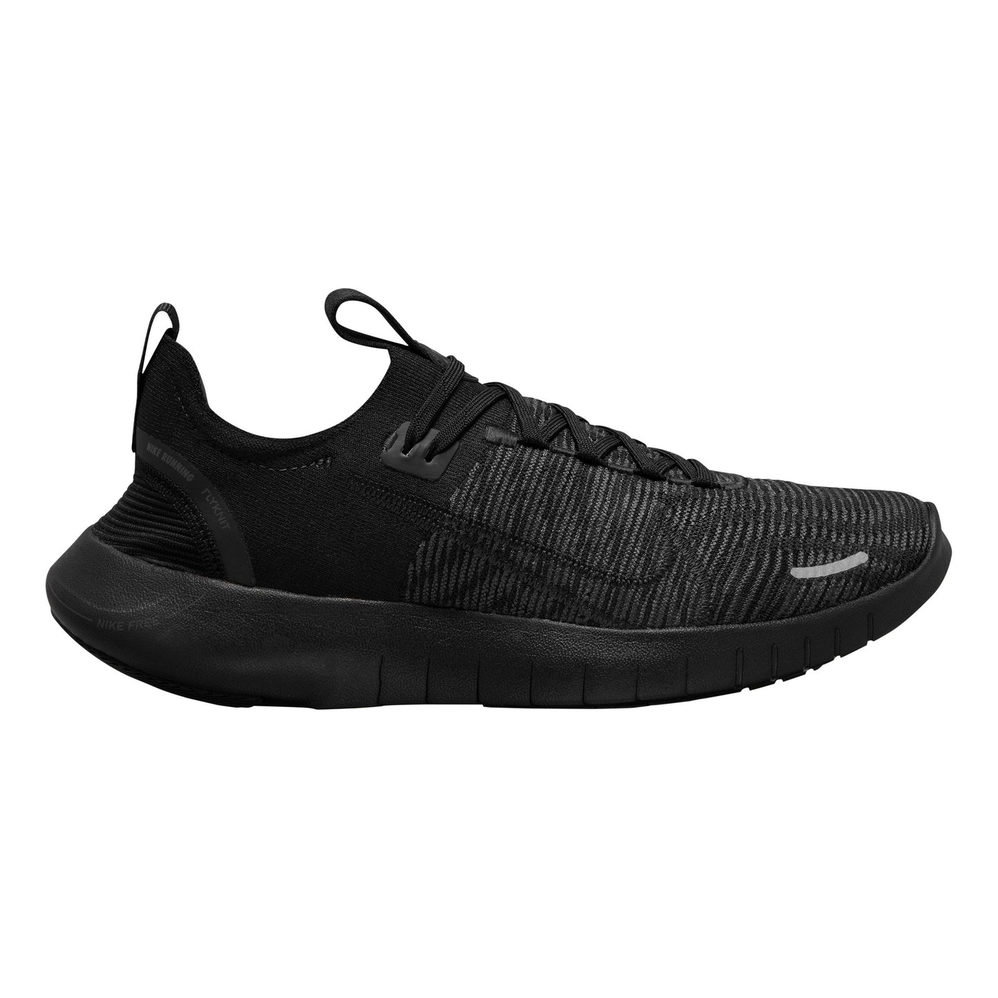 Nike Free Run Flyknit Next Nature Neutrale schoen Heren - zwart, grijs
