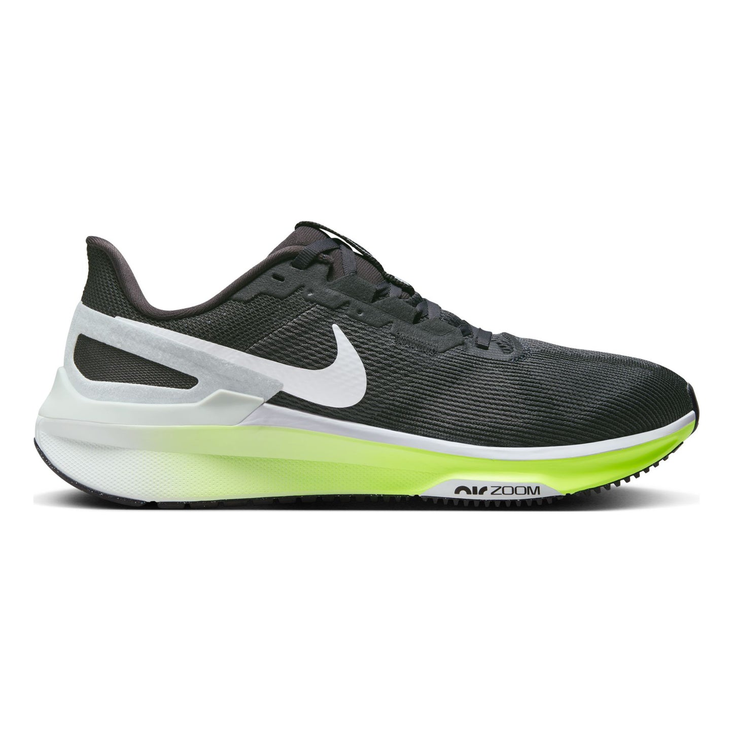 Nike Structure 25 Stabiliteitsschoen Heren - antraciet, neongroen