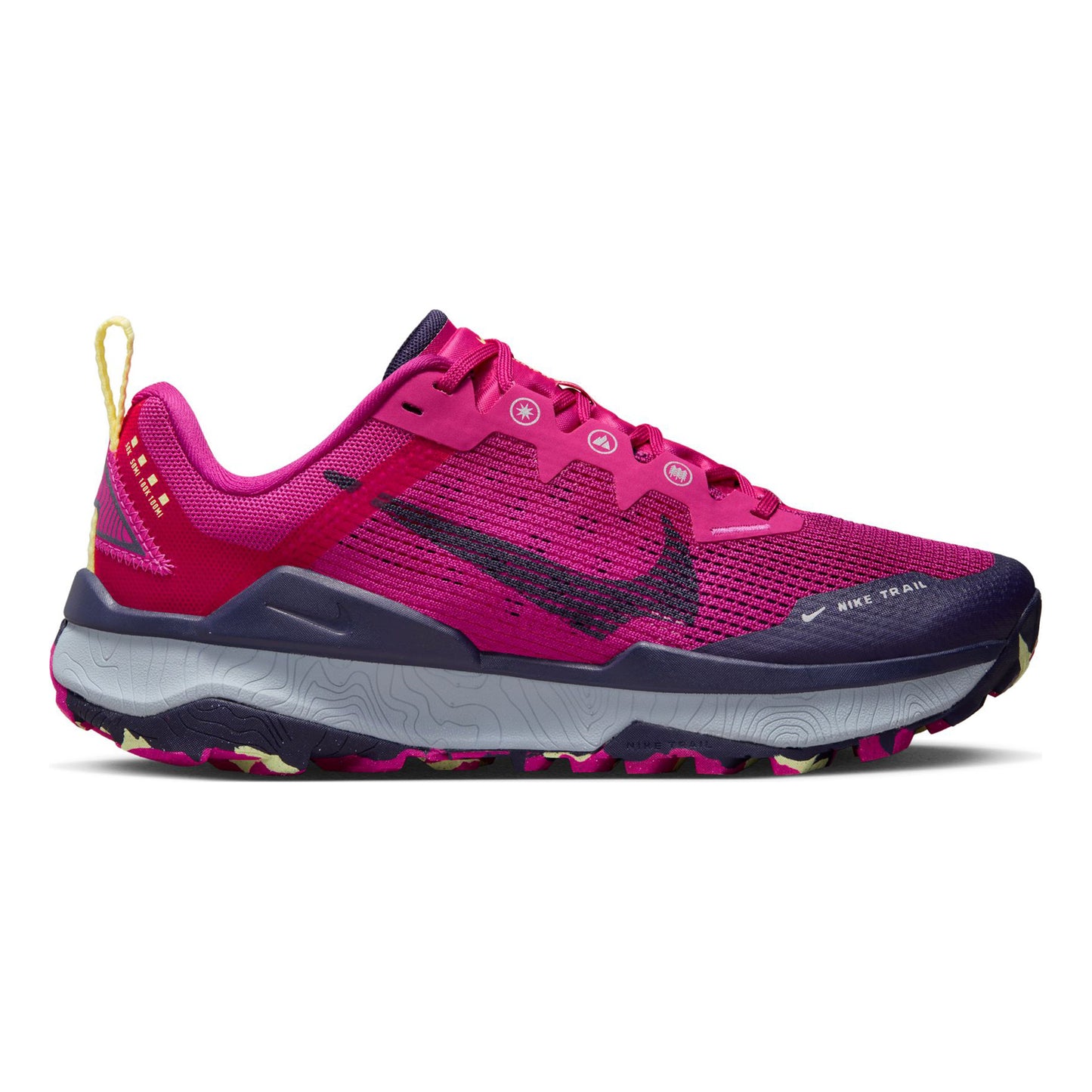 Nike React Wildhorse 8 Trailschoen Dames - pink, donkerblauw