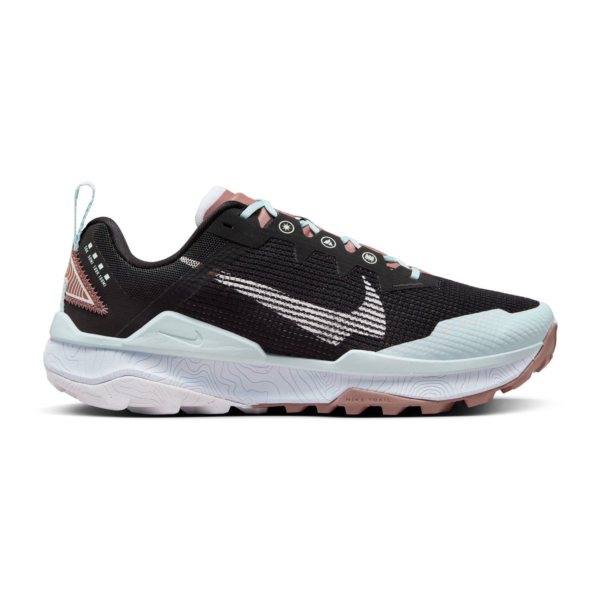 Nike React Wildhorse 8 Trailschoen Dames - zwart, mint
