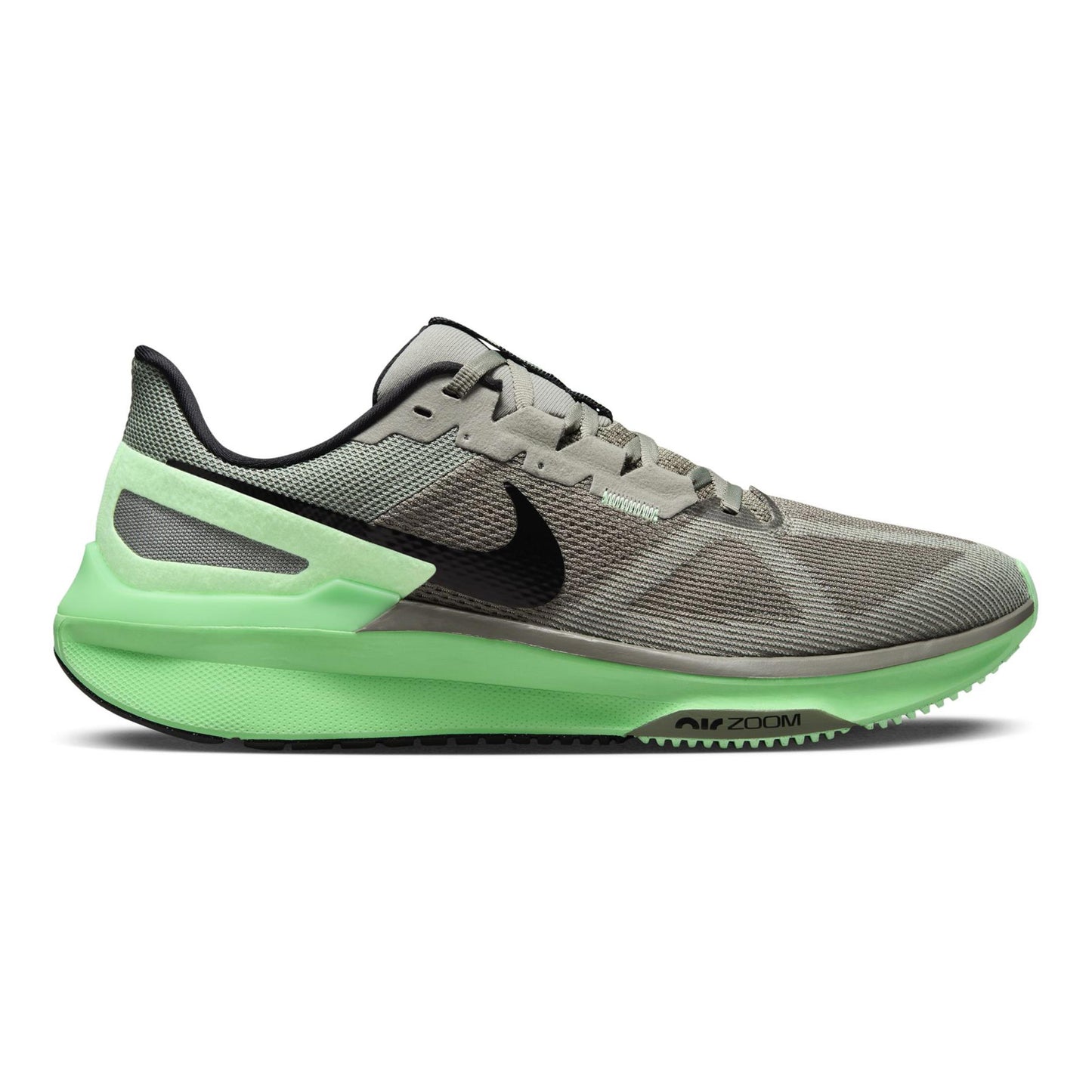 Nike Structure 25 Stabiliteitsschoen Heren - olijf, neongroen