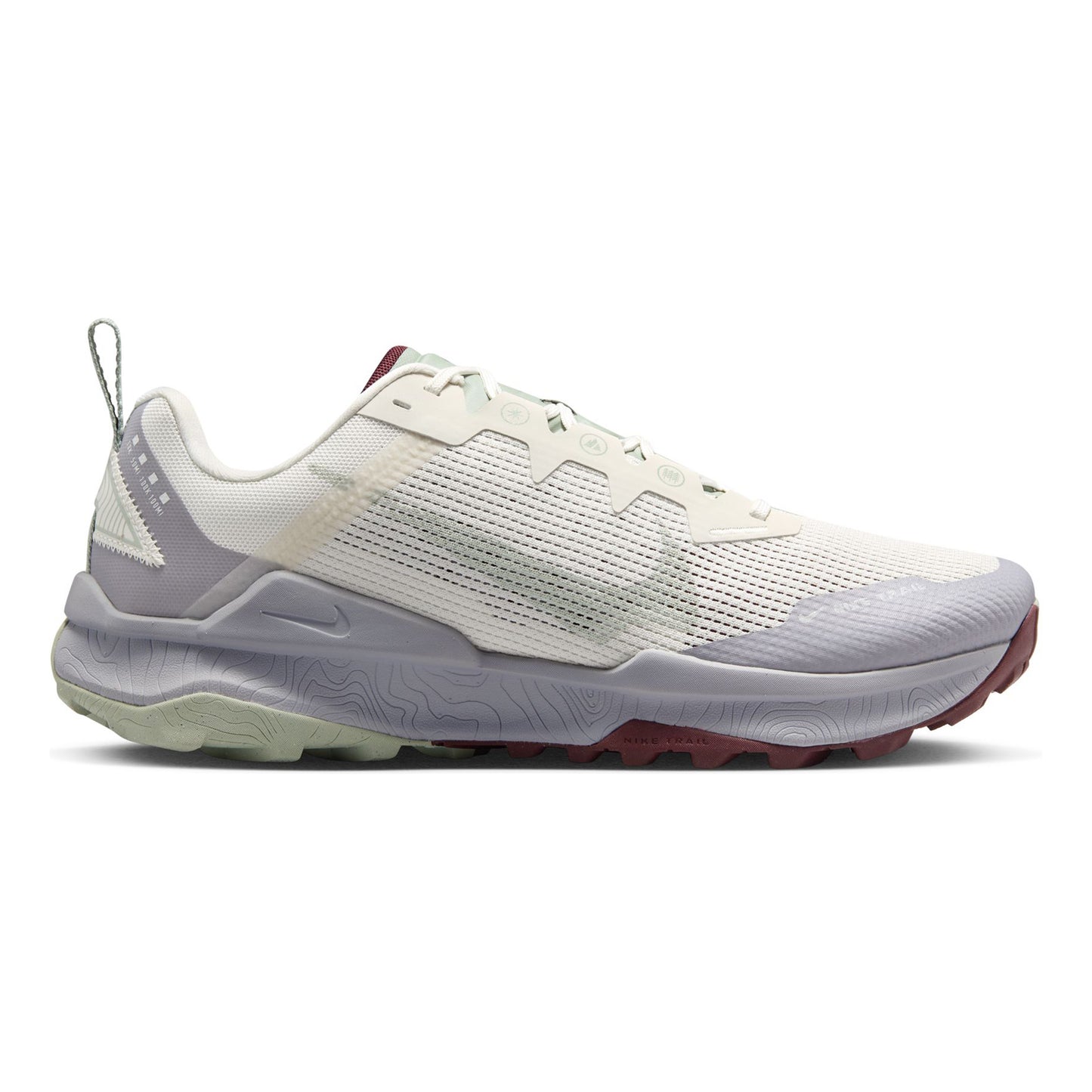 Nike React Wildhorse 8 Trailschoen Heren - wit, mauve