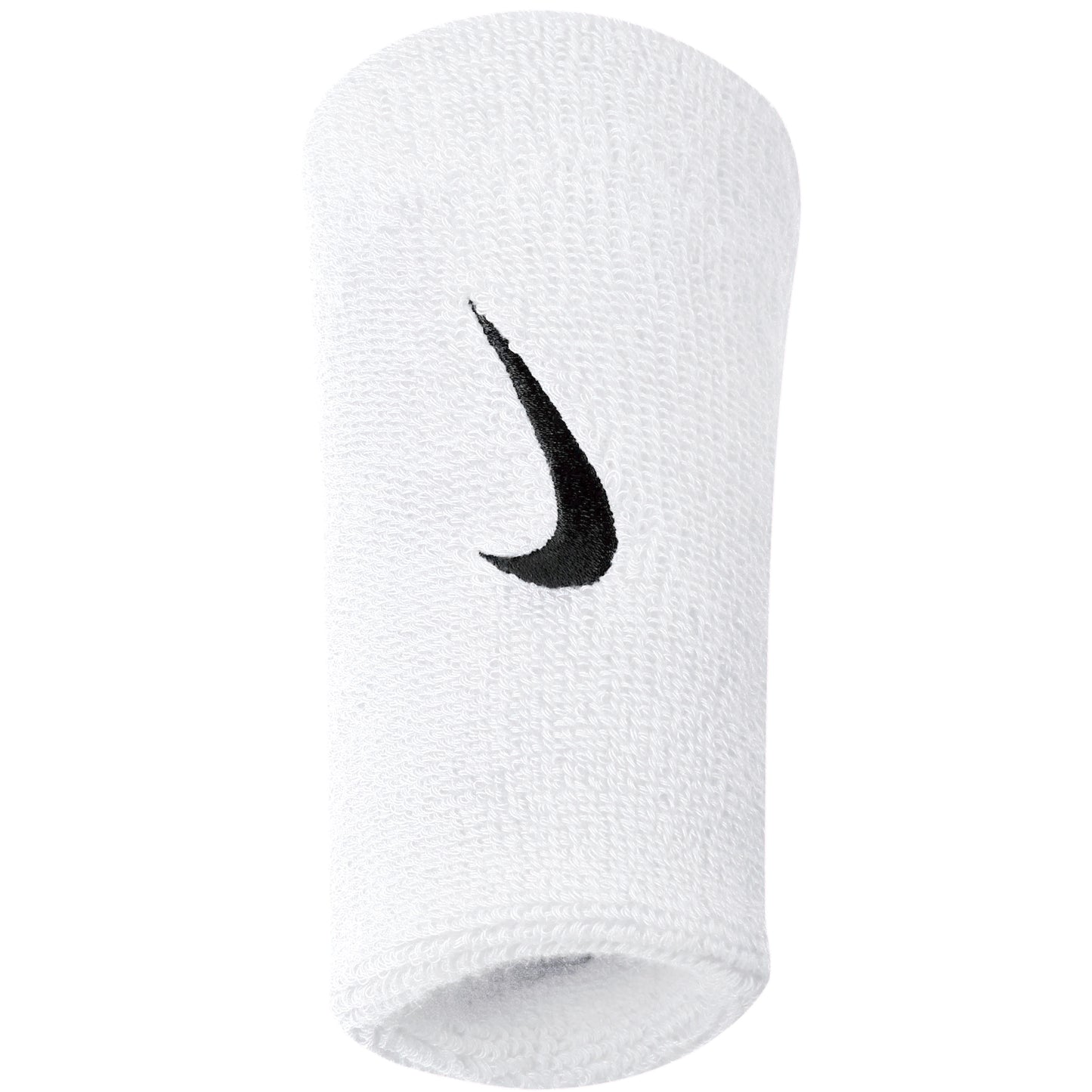 Nike Swoosh Doublewide Zweetband Verpakking 2 Stuks-Wit,Zwart