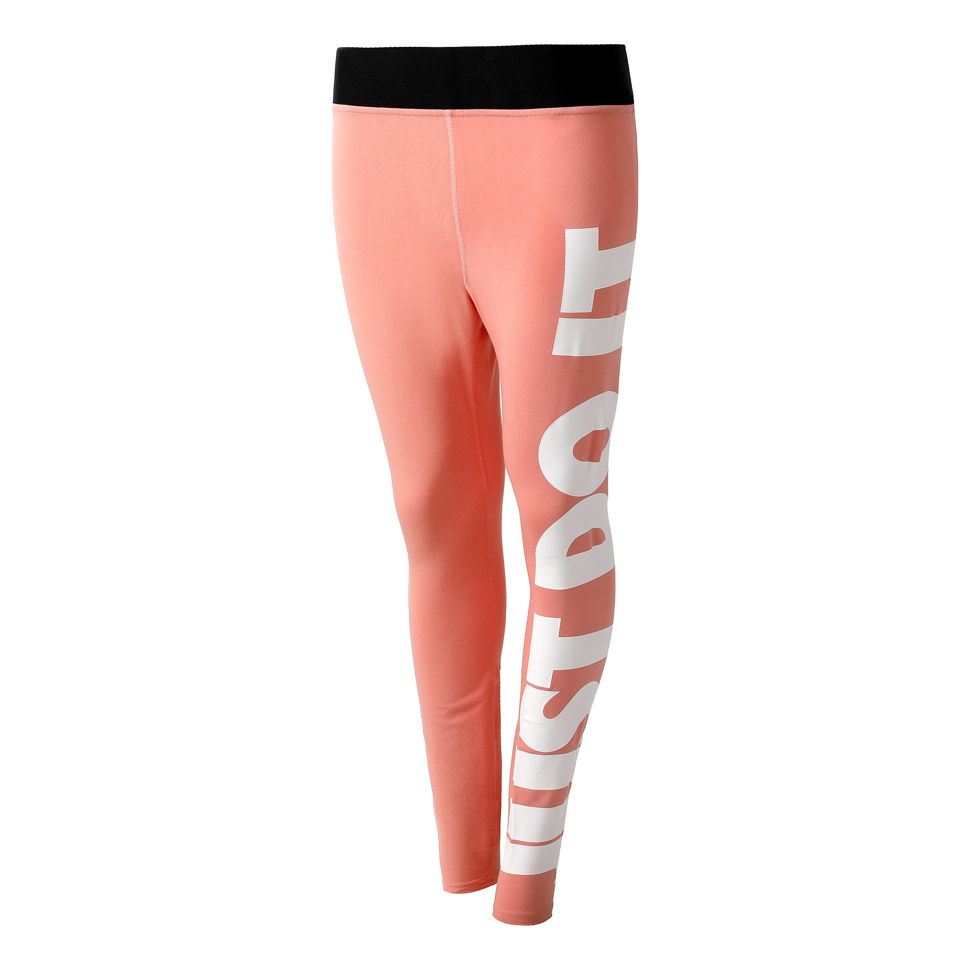 Nike Leg A See Just Do It Tight Dames - koraal, wit