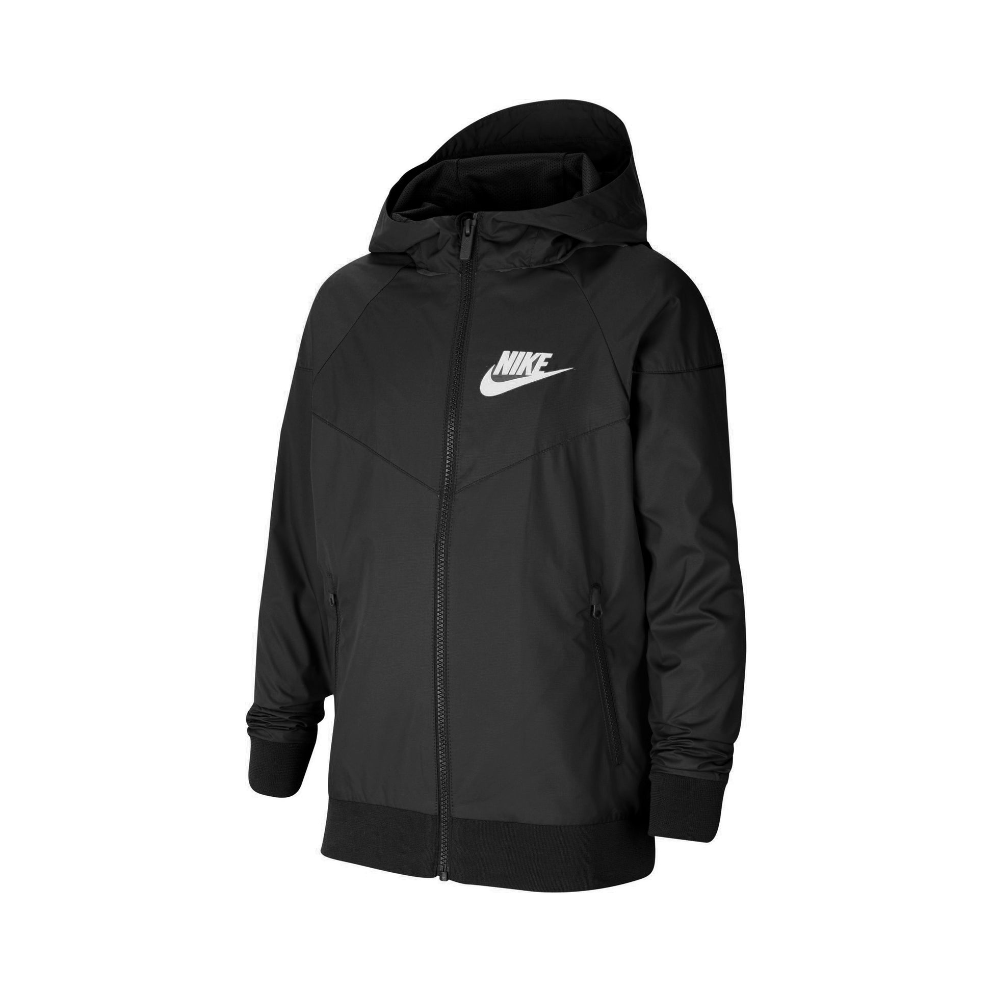 Nike Sportswear Windrunner Trainingsjack Jongens - zwart, wit