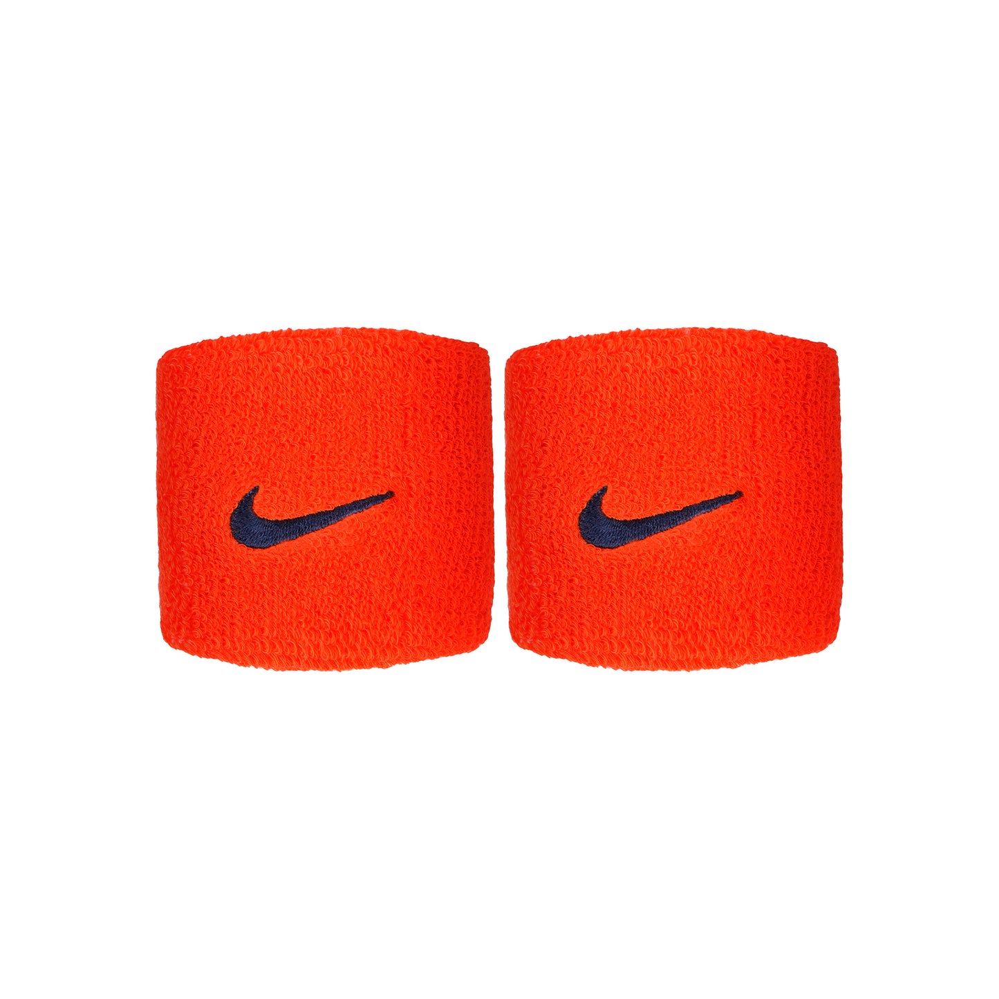 Nike Swoosh Zweetband Verpakking 2 stuks kort - oranje, donkerblauw