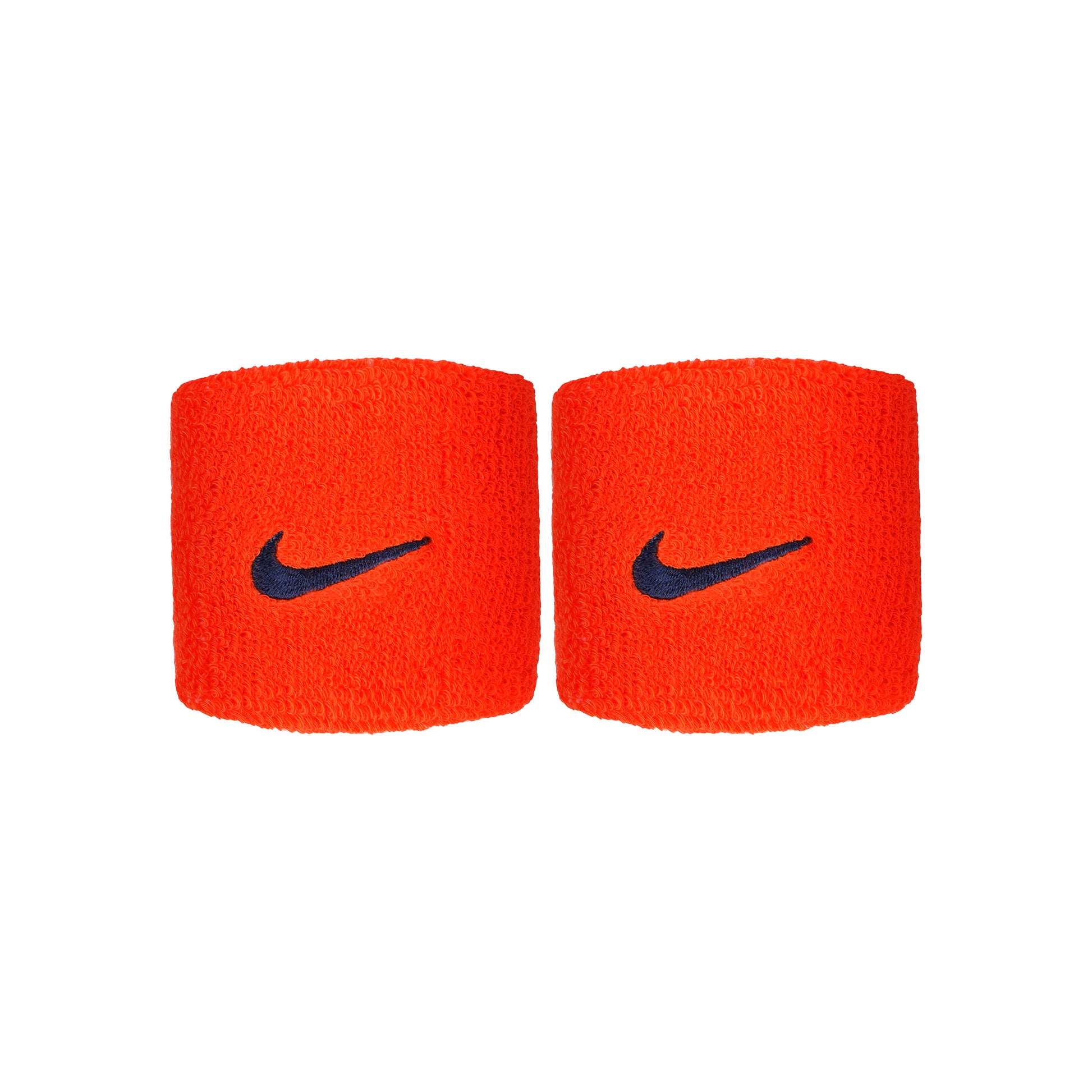 Nike Swoosh Zweetband Verpakking 2 stuks kort - oranje, donkerblauw