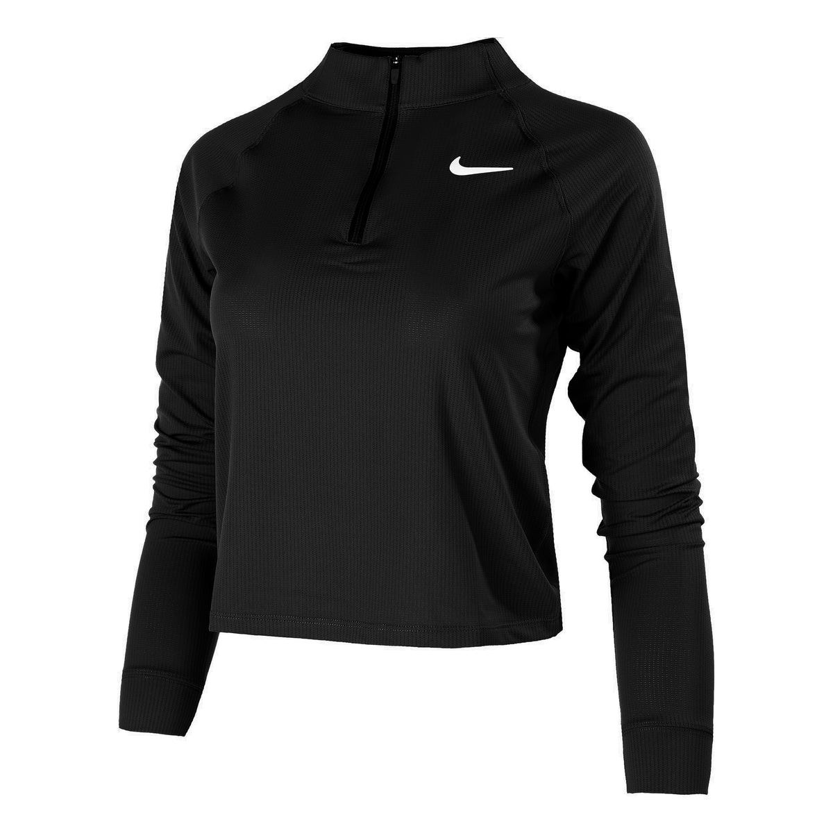 Nike Court Dry Half-Zip Longsleeve Dames - zwart, wit