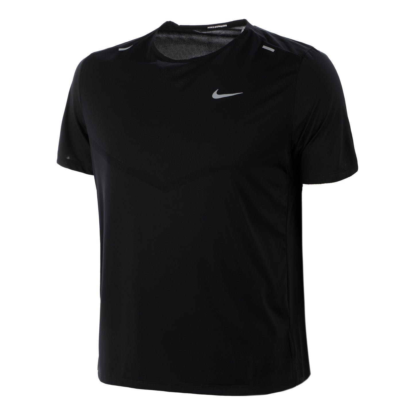 Nike Dri-Fit Rise 365 Hardloopshirt Heren-Zwart,Zilver