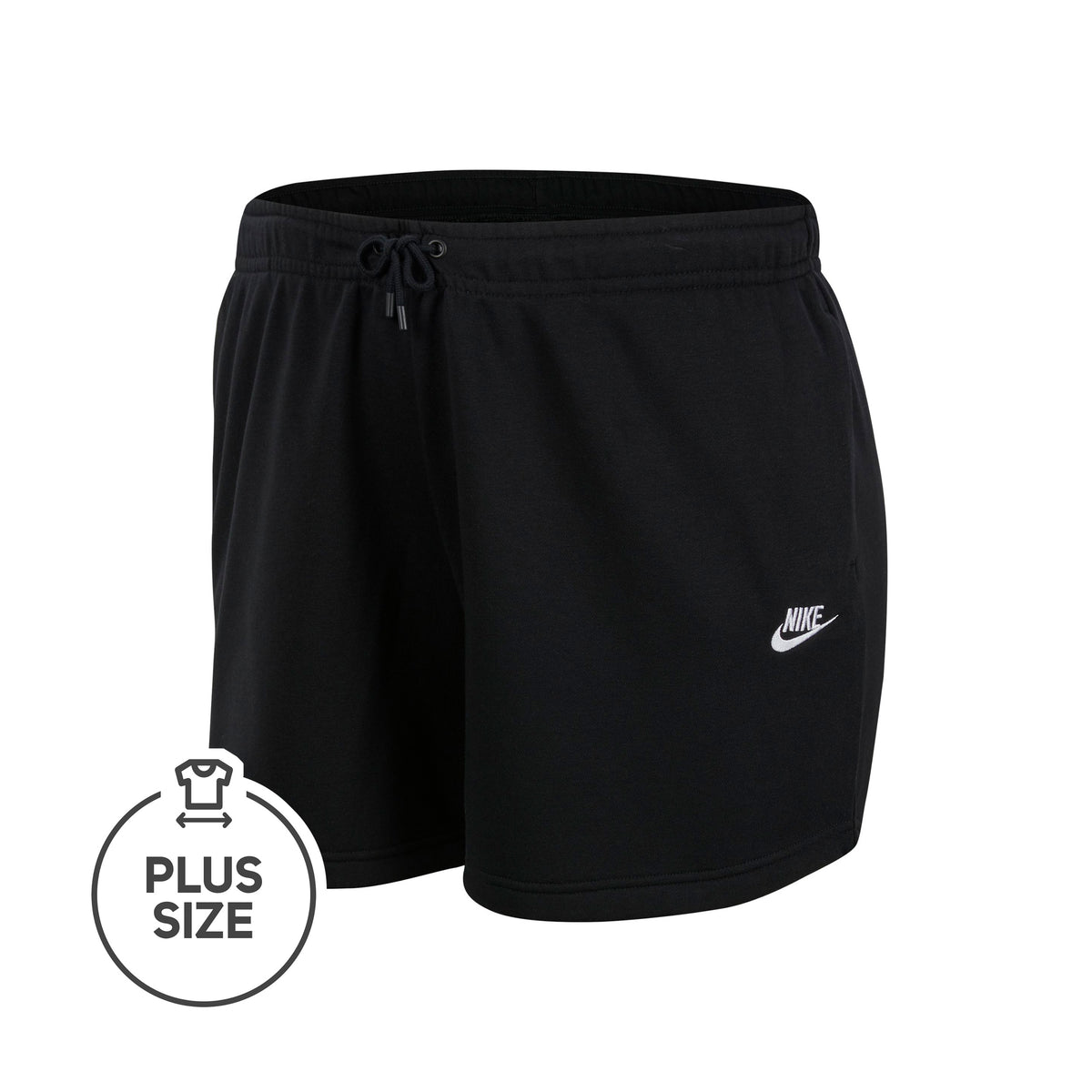 Nike Plus Size Shorts Dames - zwart,