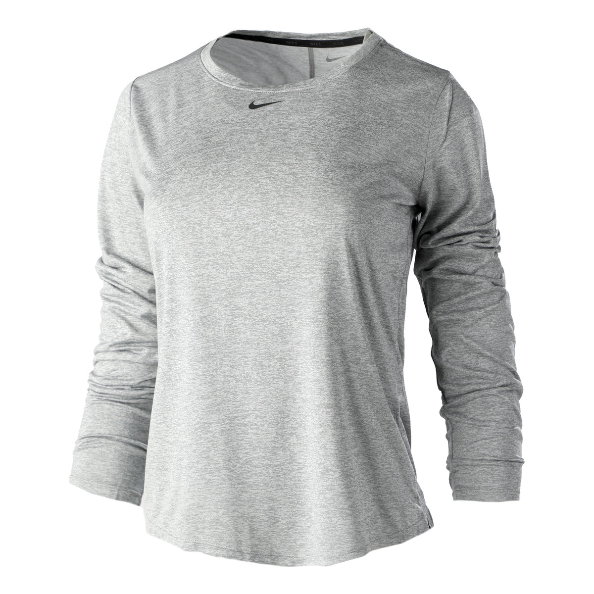 Nike Dri-Fit One Standard Longsleeve Dames - grijs, zwart