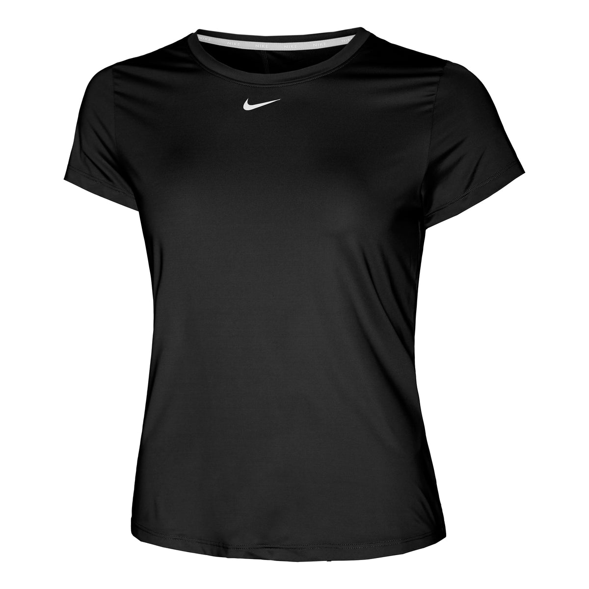 Nike Dri-Fit One Slim T-shirt Dames - zwart, wit