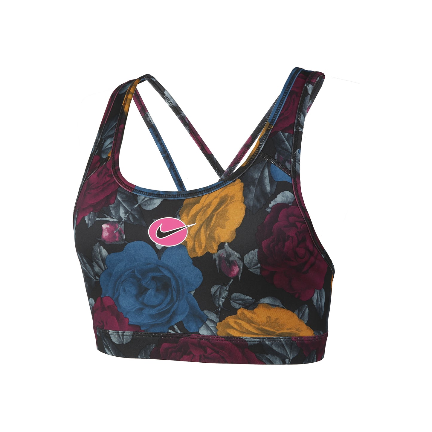 Nike Dri-Fit Swoosh Icon Clash Sport-bh Dames - veelkleurig,