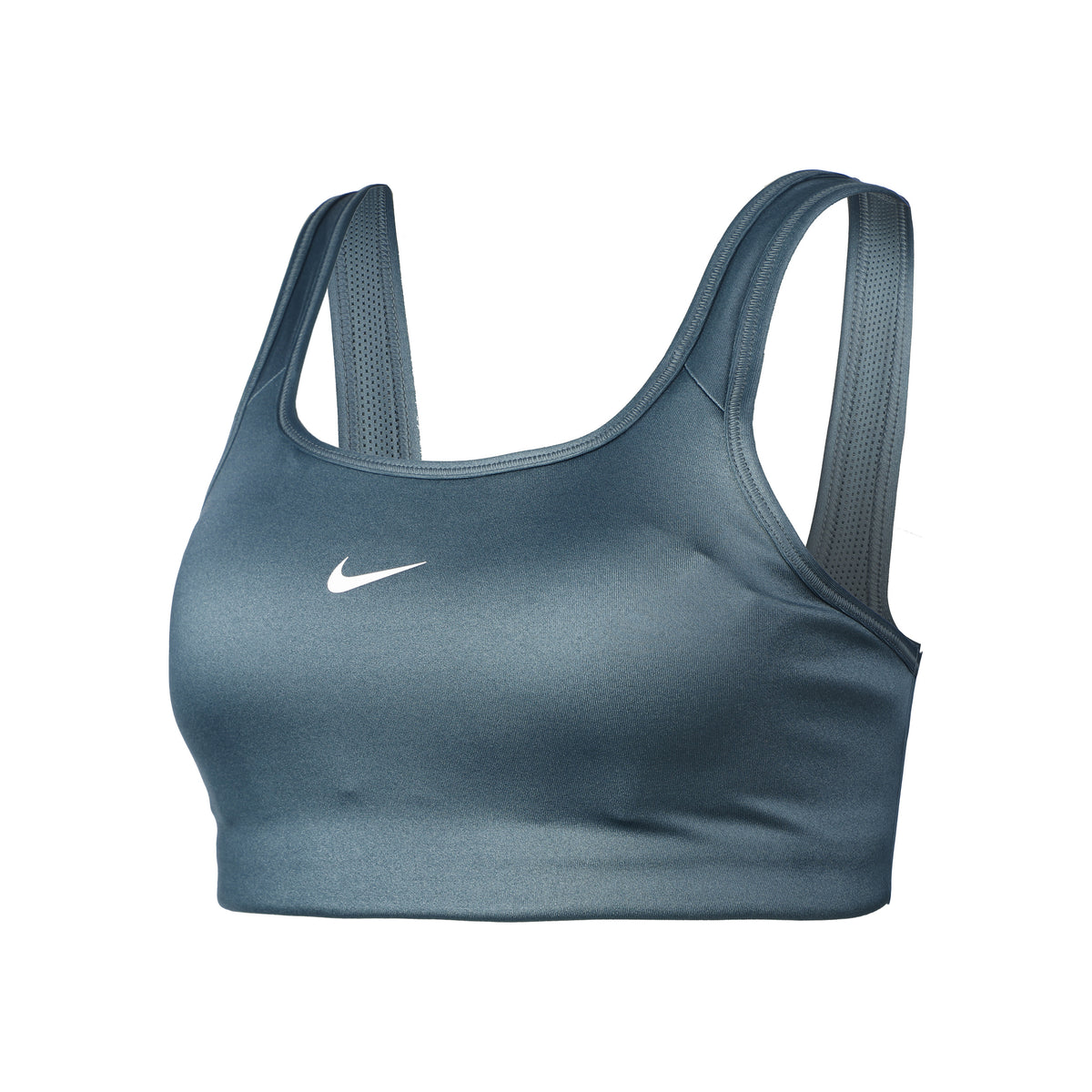 Nike Dri-Fit Swoosh Shine Sport-bh Dames - grijs,