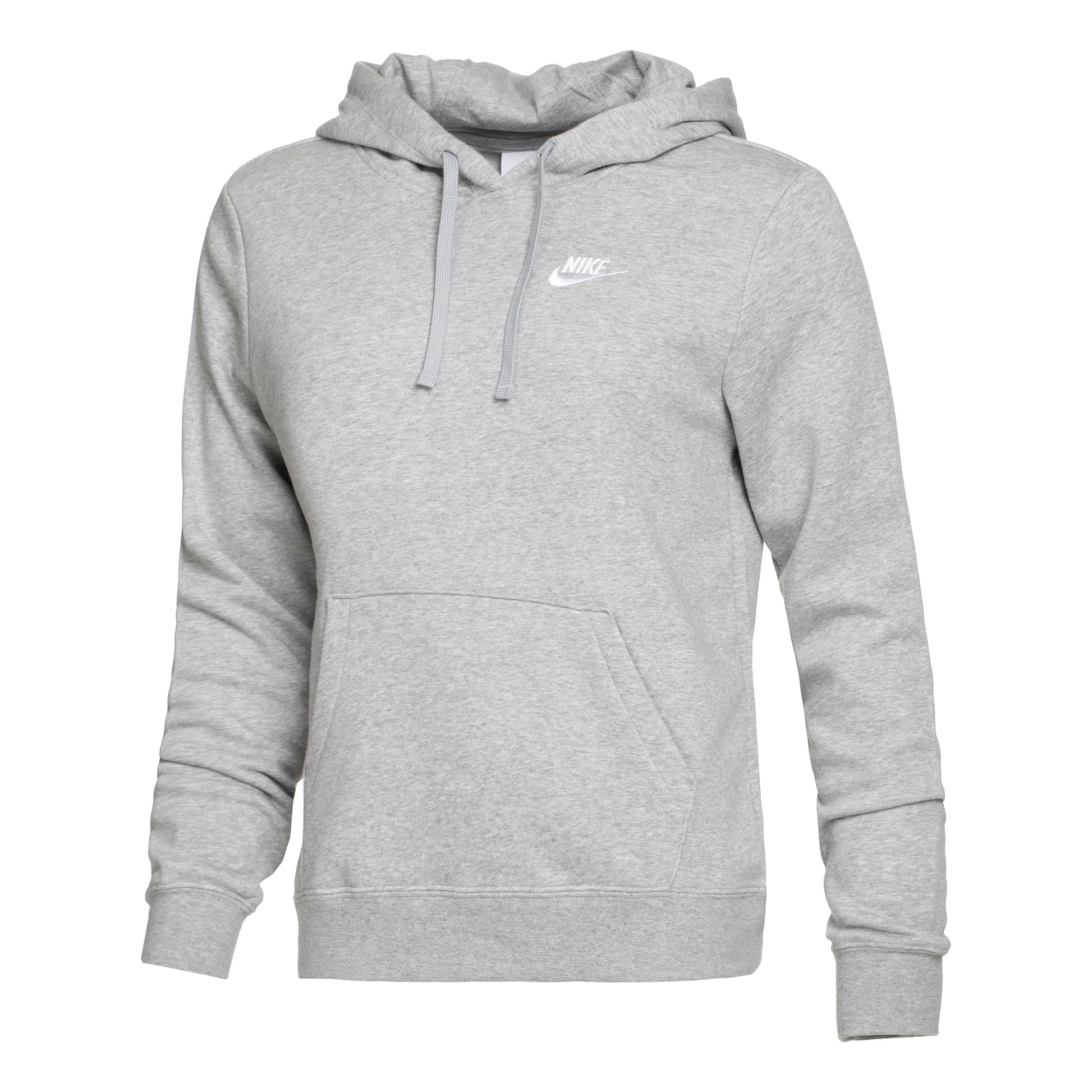 Nike New Sportswear Club Fleece STD Sweater met capuchon Dames - lichtgrijs,