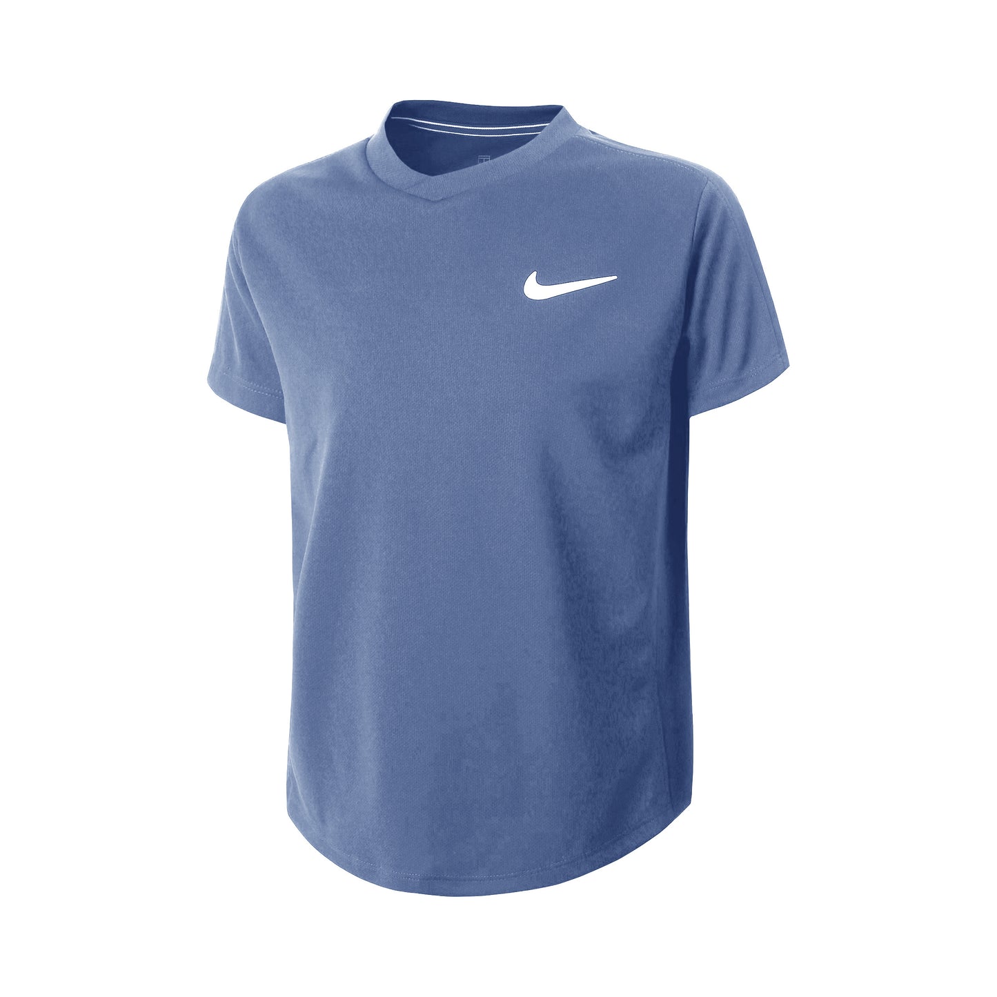 Nike Court Dri-Fit T-shirt Jongens - blaugrau, wit
