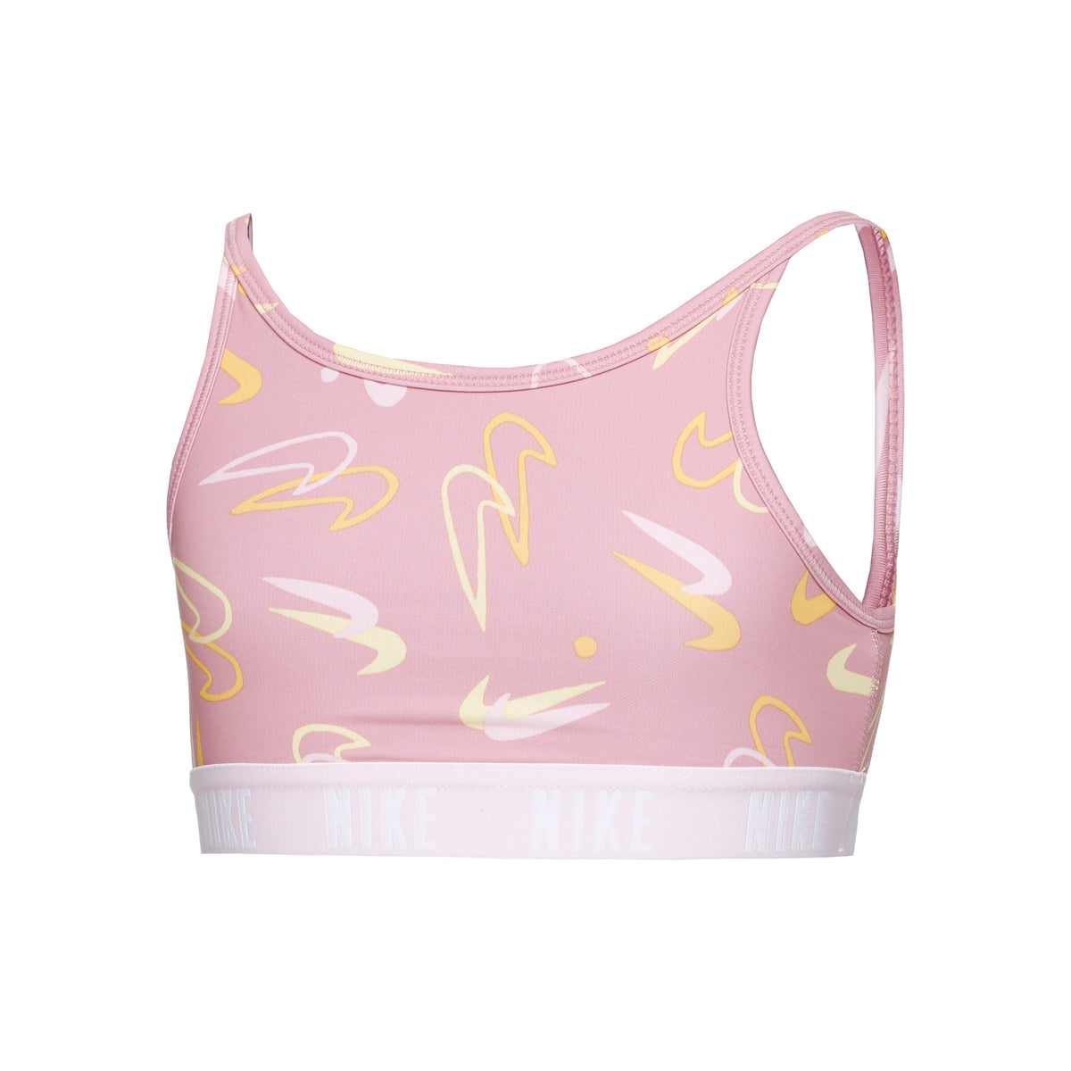 Nike Dri-Fit Trophy Print Sport-bh Meisjes - roze, wit