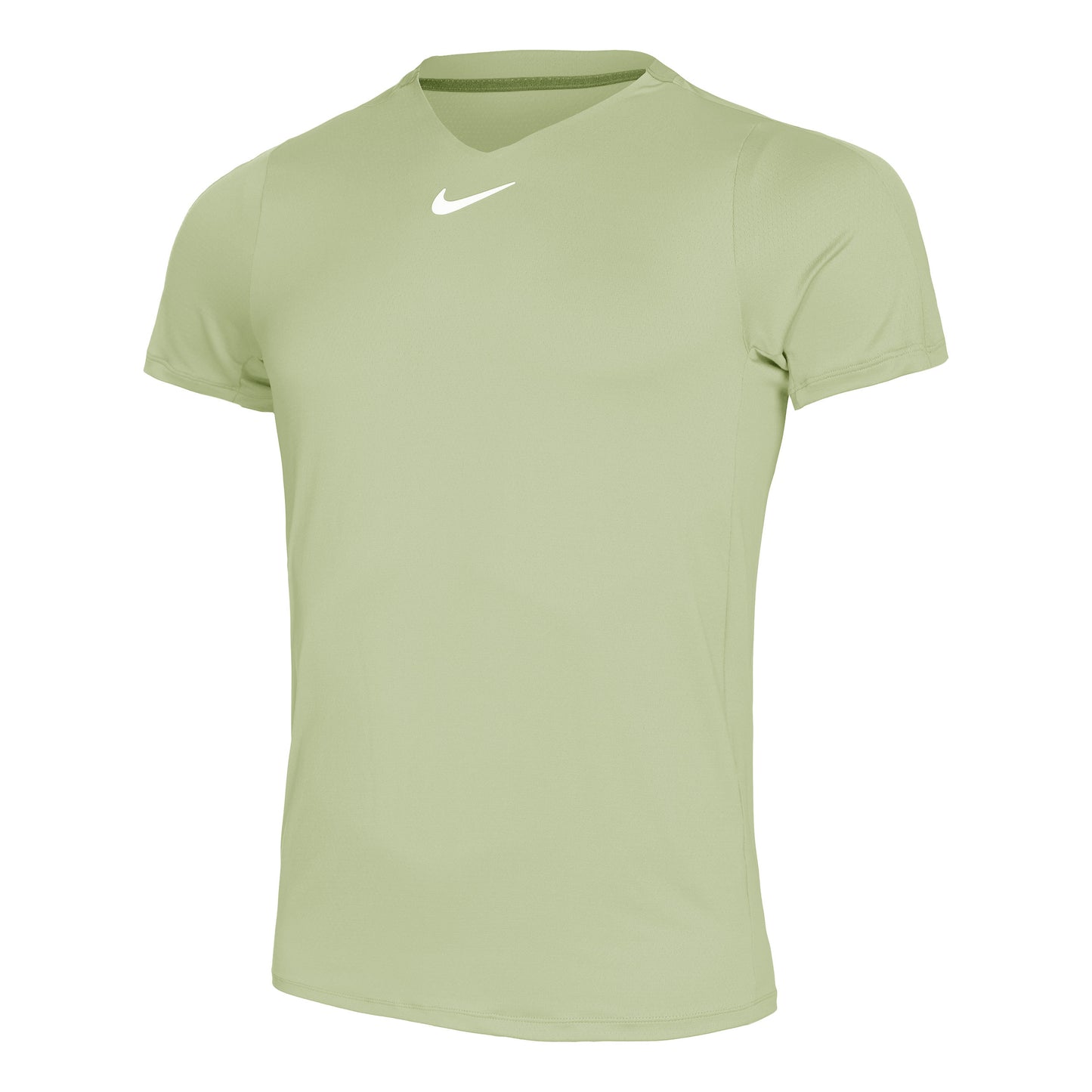 Nike Dri-Fit Court T-shirt Heren - lichtgroen,