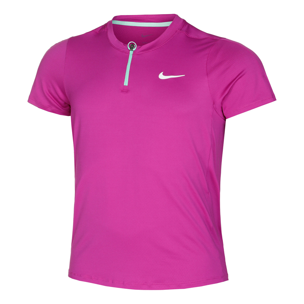 Nike Court Dri-Fit T-shirt Heren - pink, wit