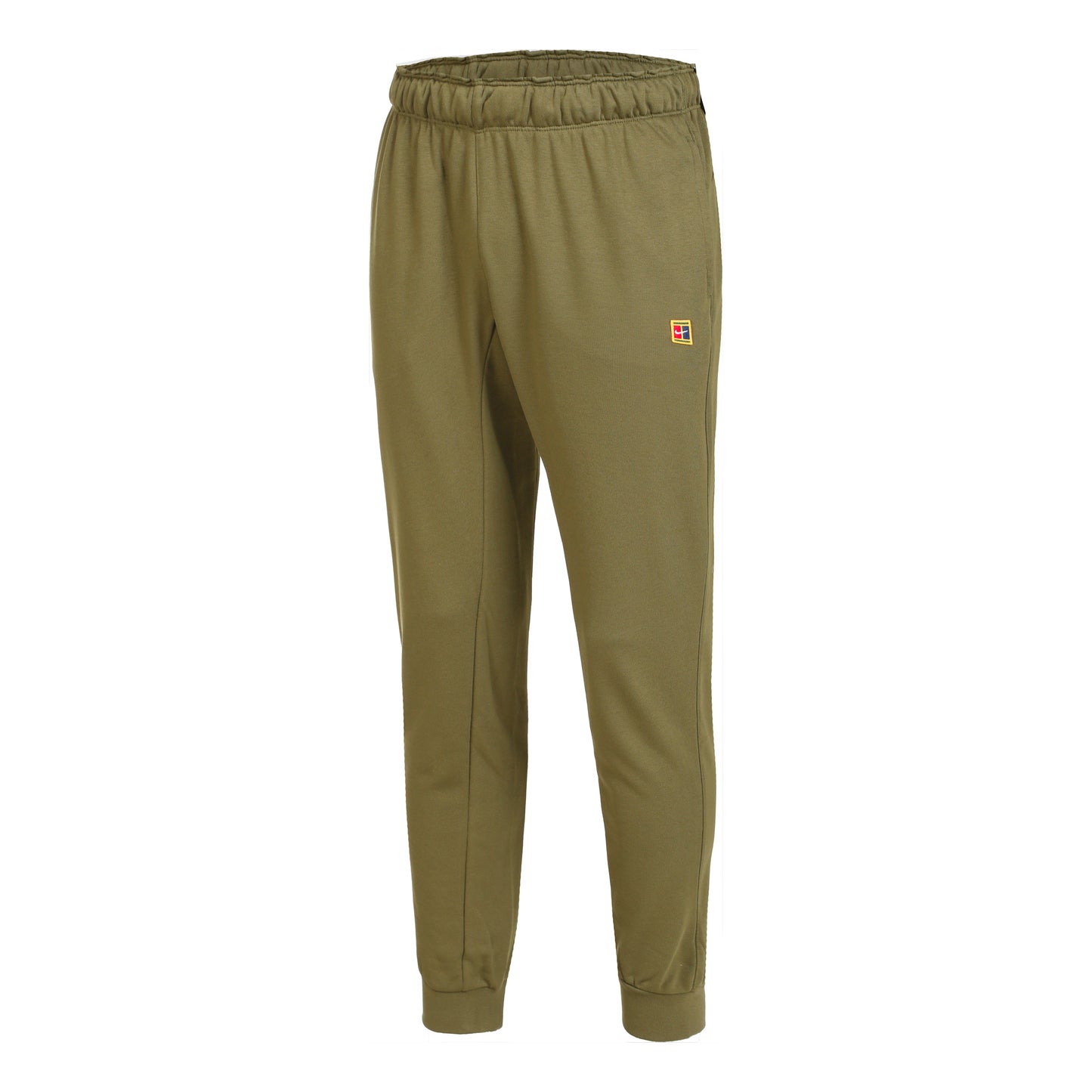 Nike Dri-Fit Court Heritage Fleece Trainingsbroek Heren - olijf,