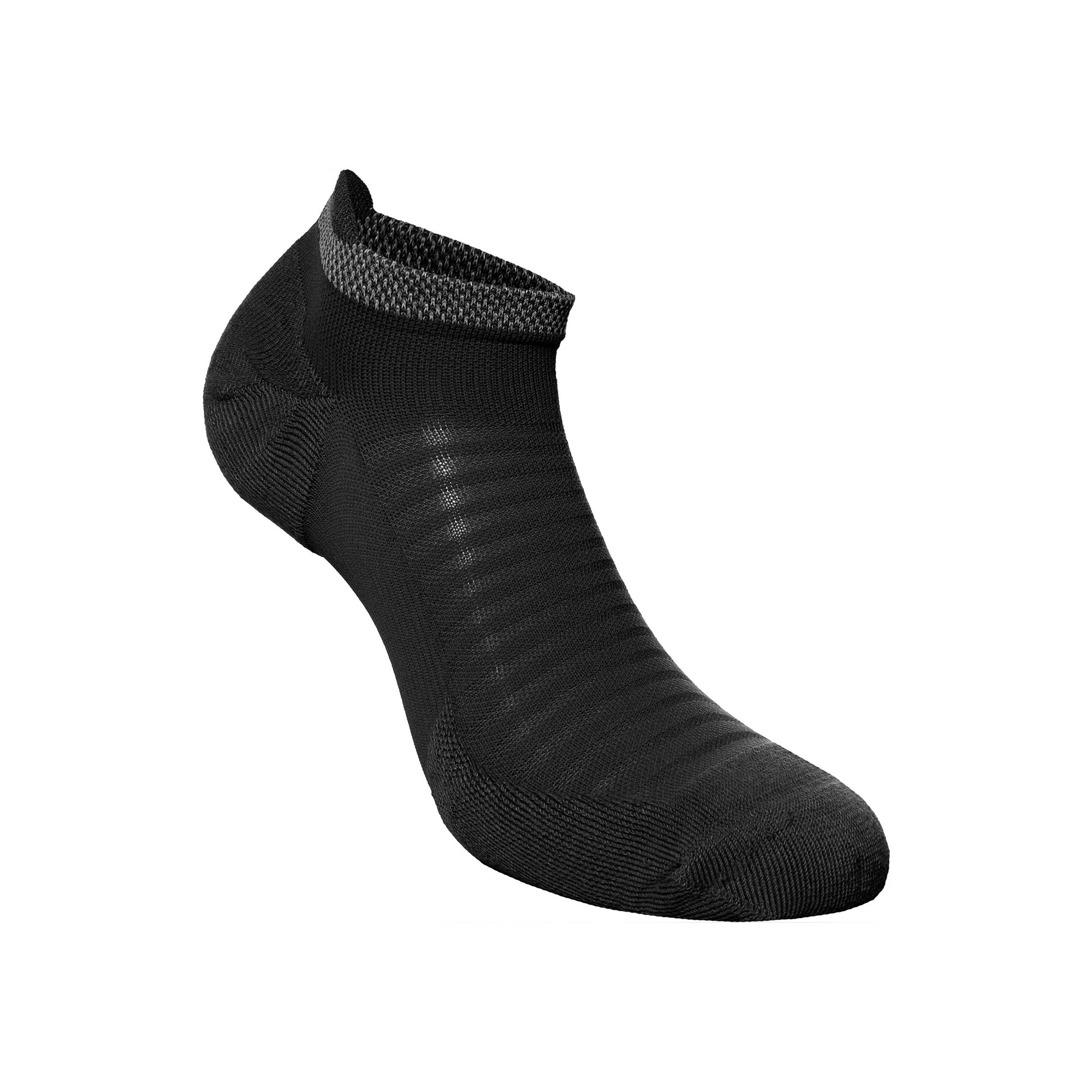 Nike Spark Lightweight No-Show Running Hardloopsokken-Zwart,Grijs