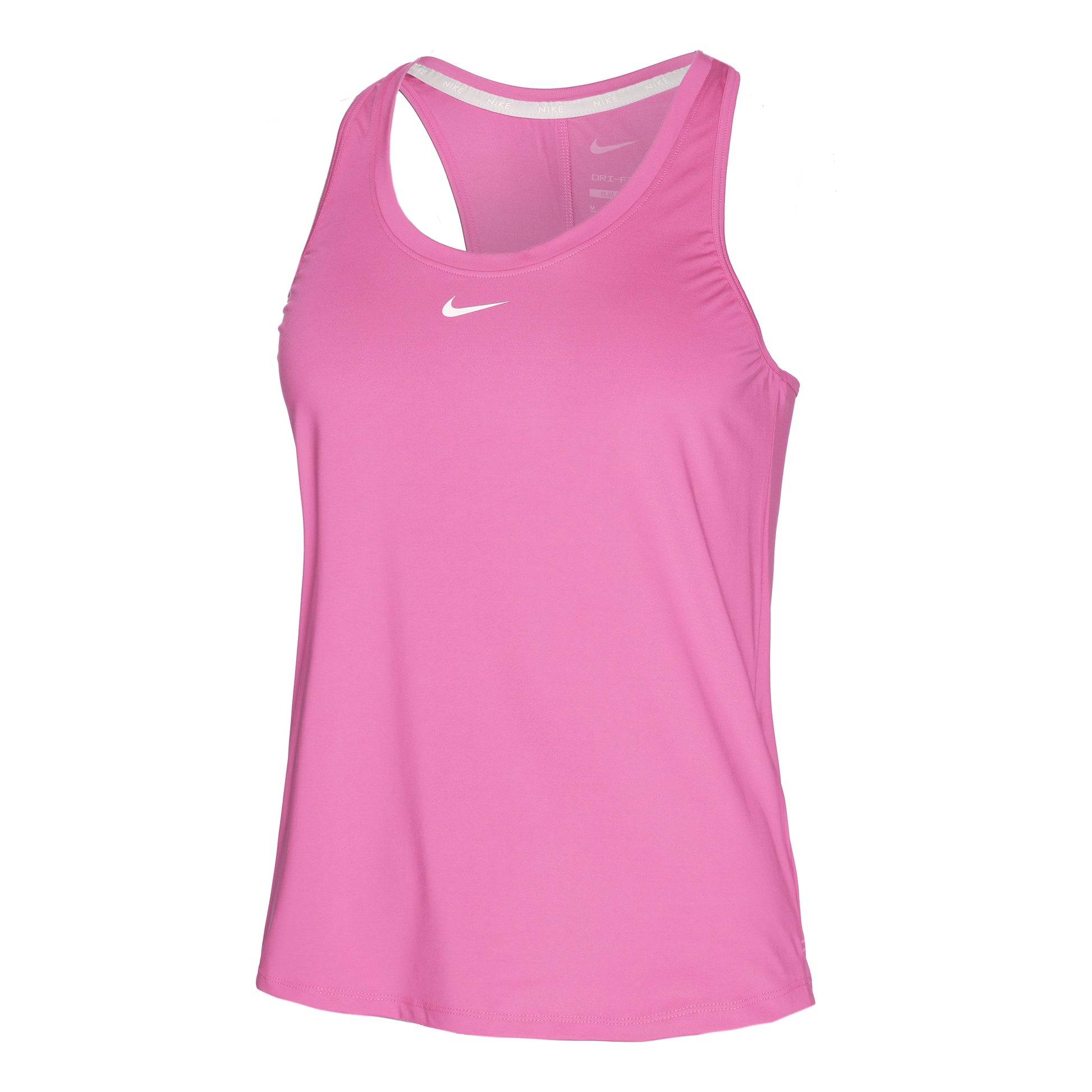 Nike Dri-Fit One Slim Tanktop Dames - roze,