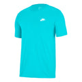 Sportswear Club T-shirt Heren - turkoois, wit
