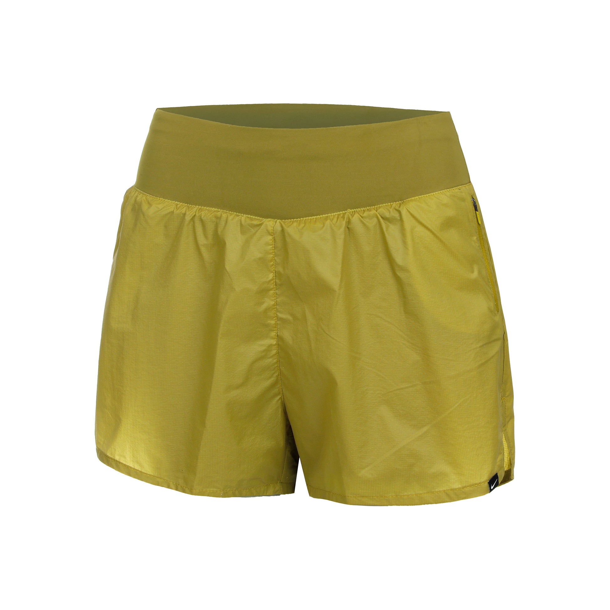 Nike Dri-Fit Dri-Fit Run Division Reflective Mid-Rise 3in Shorts Dames - kaki,