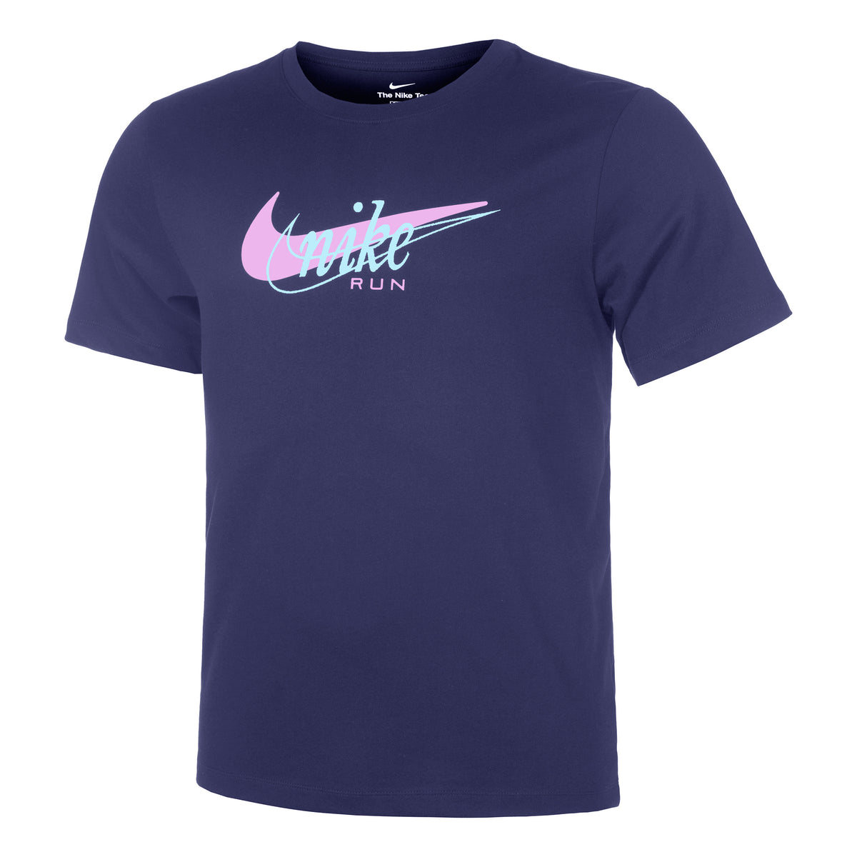 Nike Dri-Fit Running Heritage Hardloopshirt Heren - blauw,