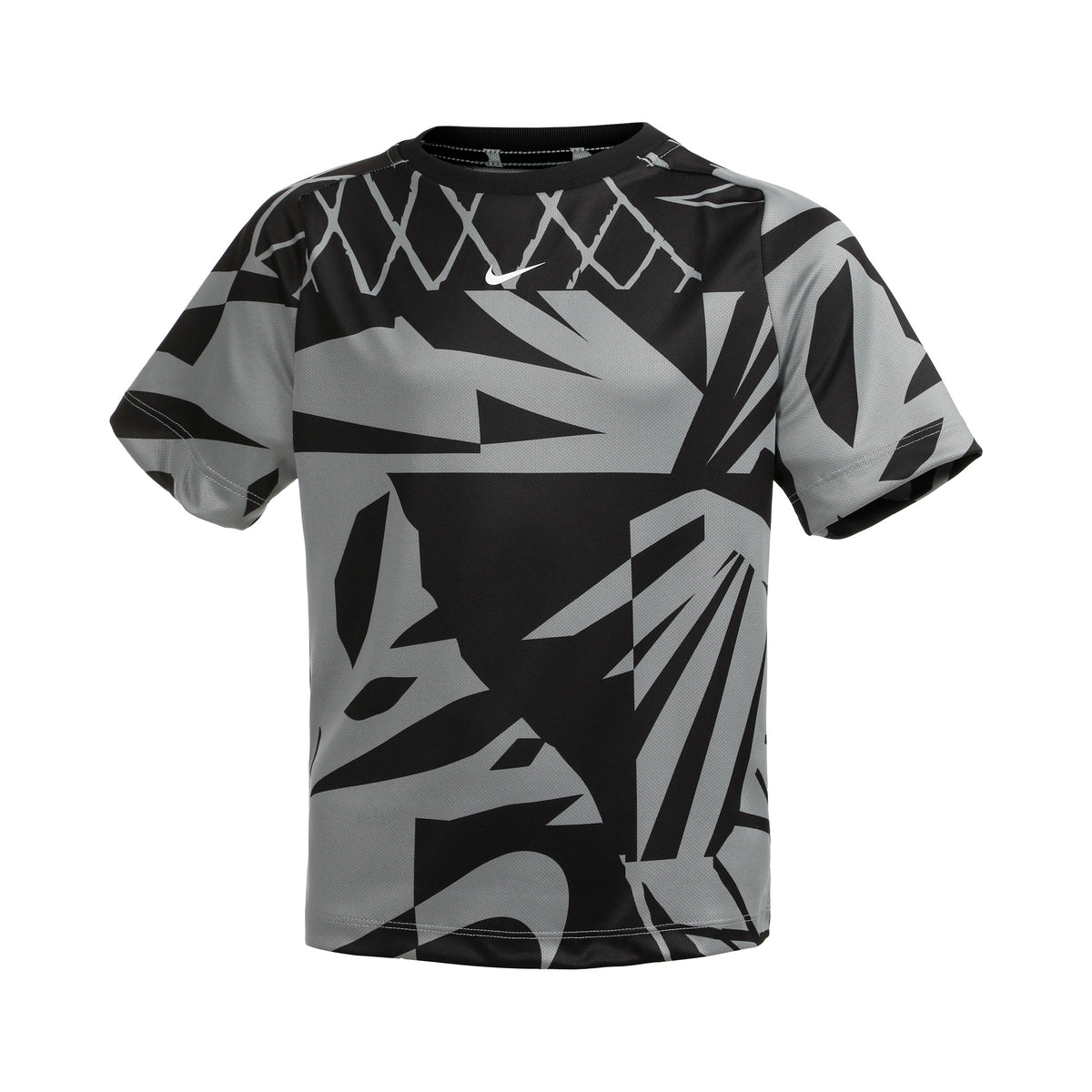 Nike Big Kids T-shirt Jongens - grijs, zwart