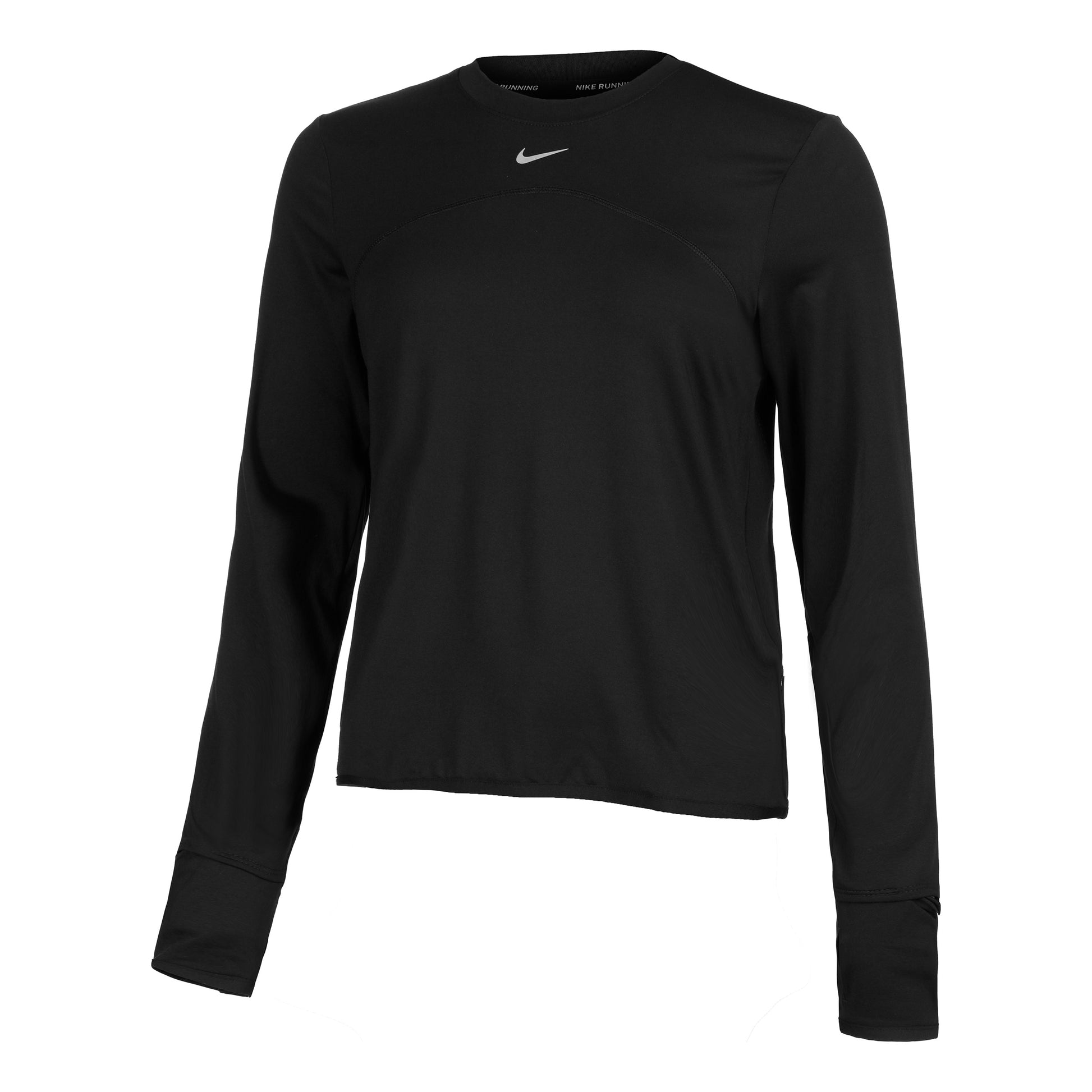 Nike Dri-Fit Swift Element UV Crew-Neck Topje Hardlopen Dames-Zwart