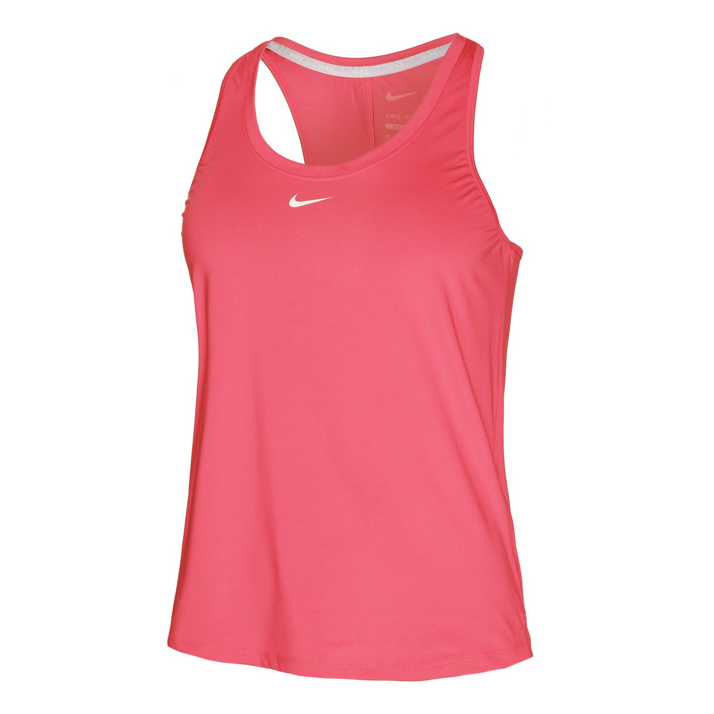 Nike Dri-Fit One Slim Tanktop Dames - lichtrood,